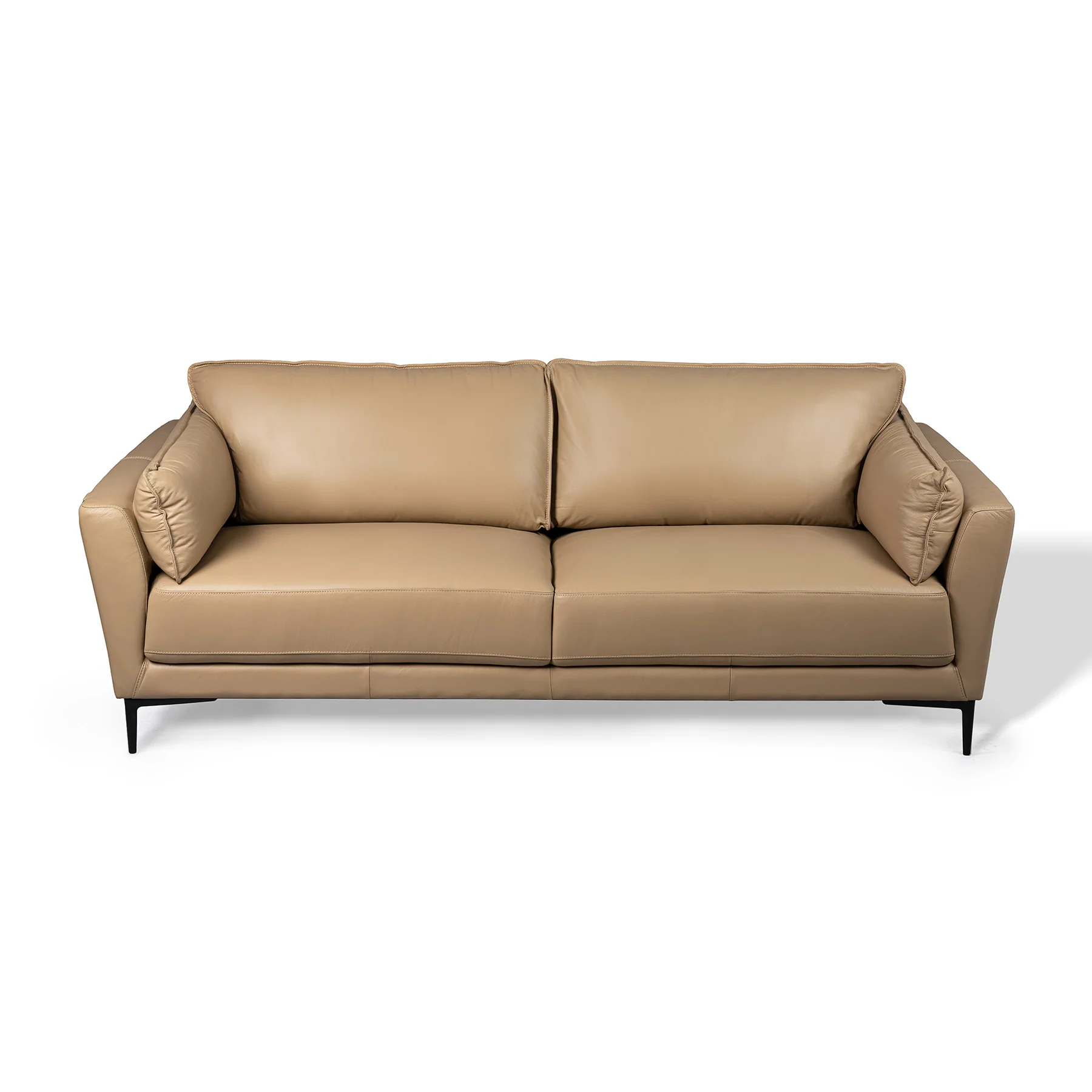 Aara London Studio Three Seater Sofa Taupe - Image 3