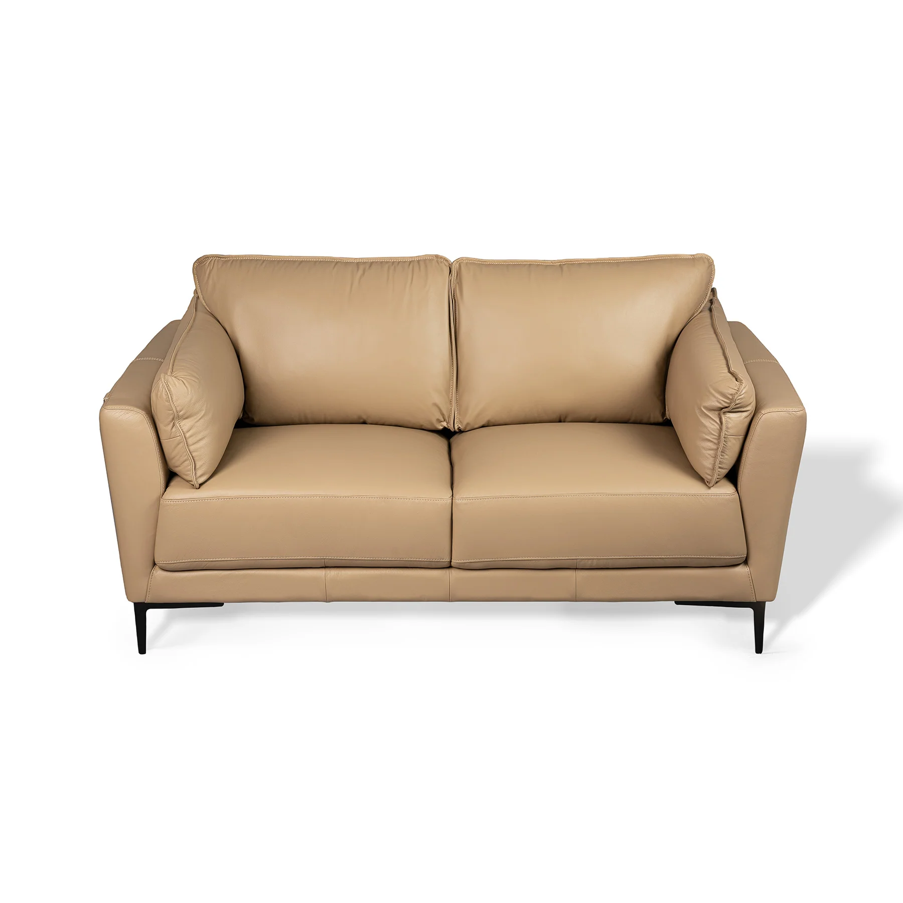 Aara London Studio Two Seater Sofa Taupe - Image 3
