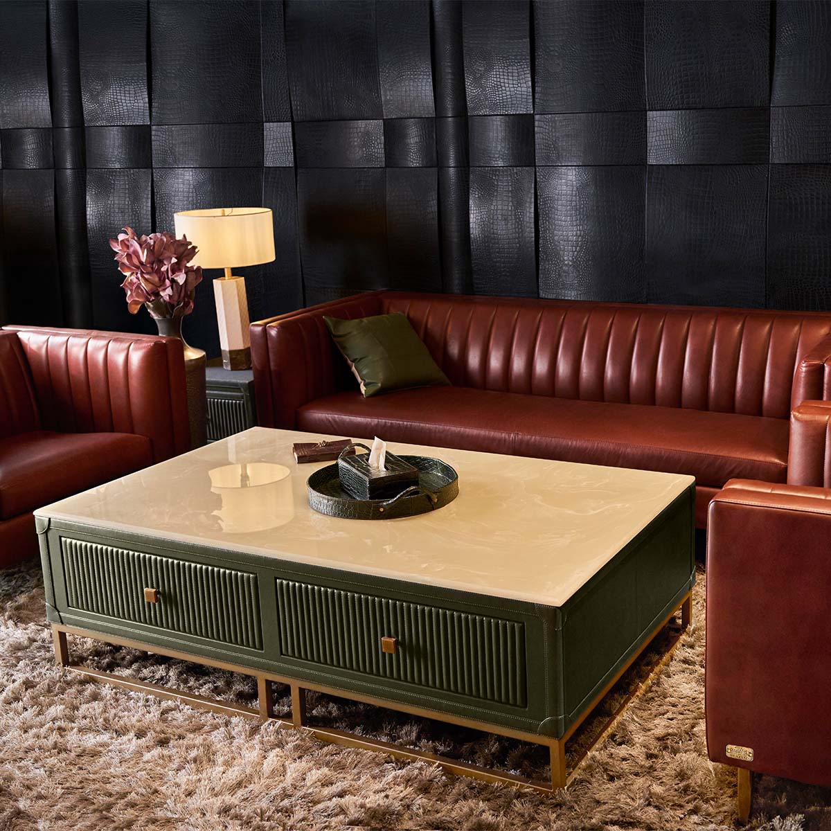 Linea Coffee Table Green - Image 2