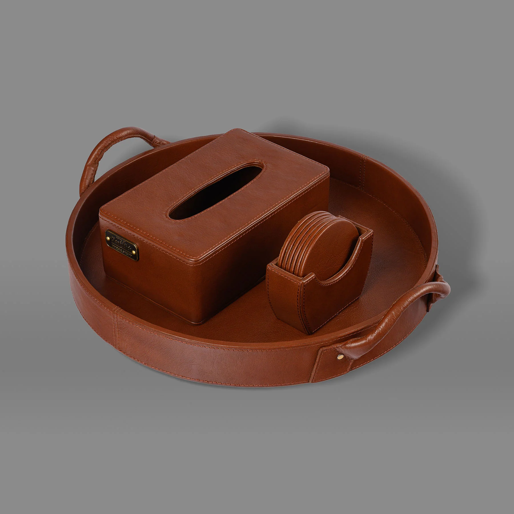 Casa Trio Set Waxy Cognac - Image 2