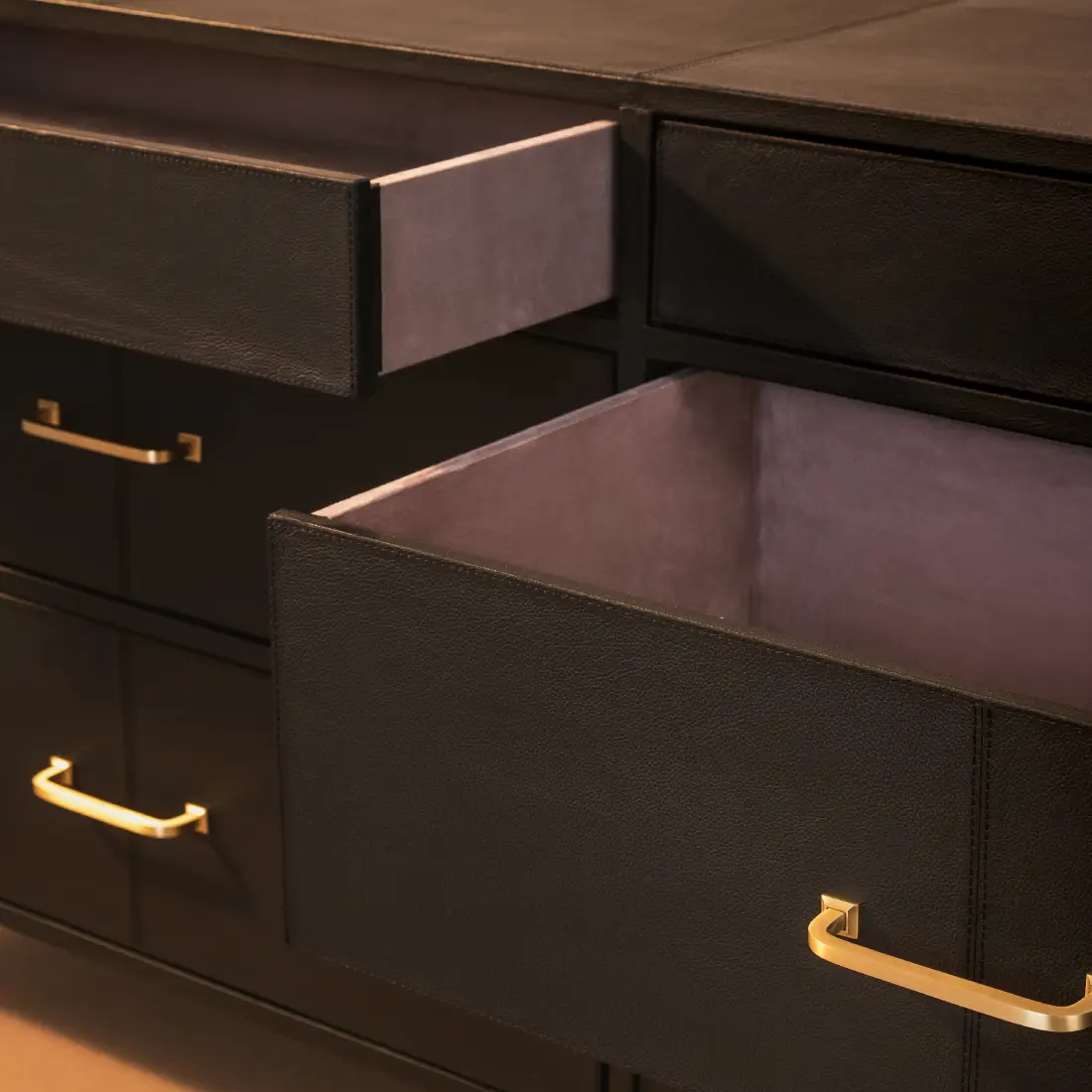 Chest of Six Drawers - Black - Image 7
