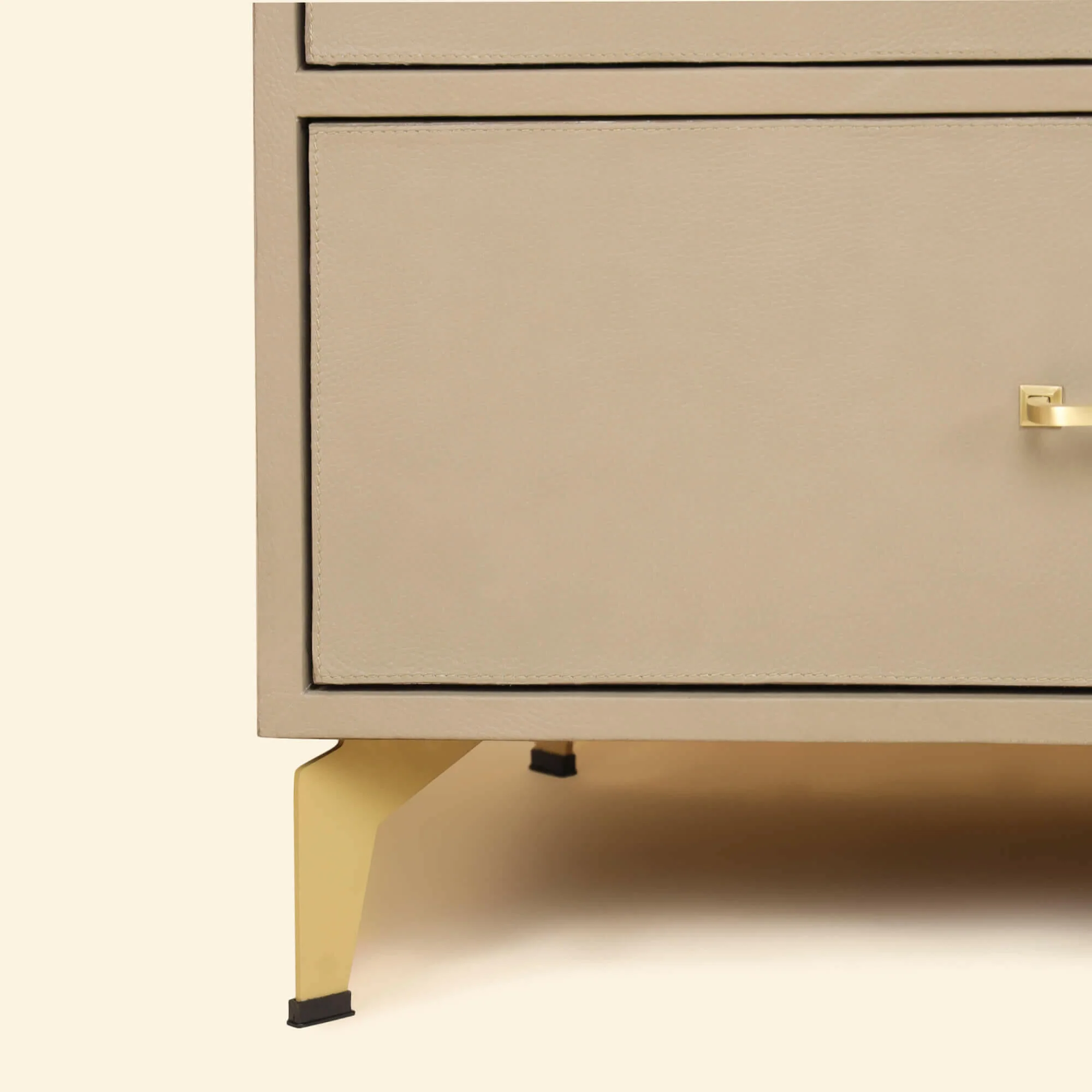Chest of Six Drawers - Taupe - Image 5