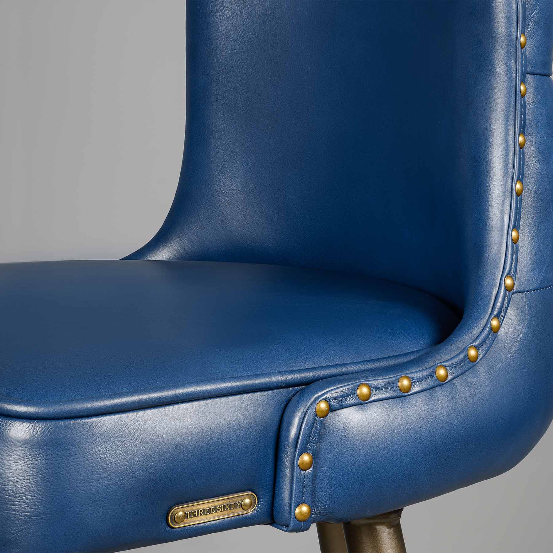 Chester Bar Stool Antique Legs Blue - Image 5