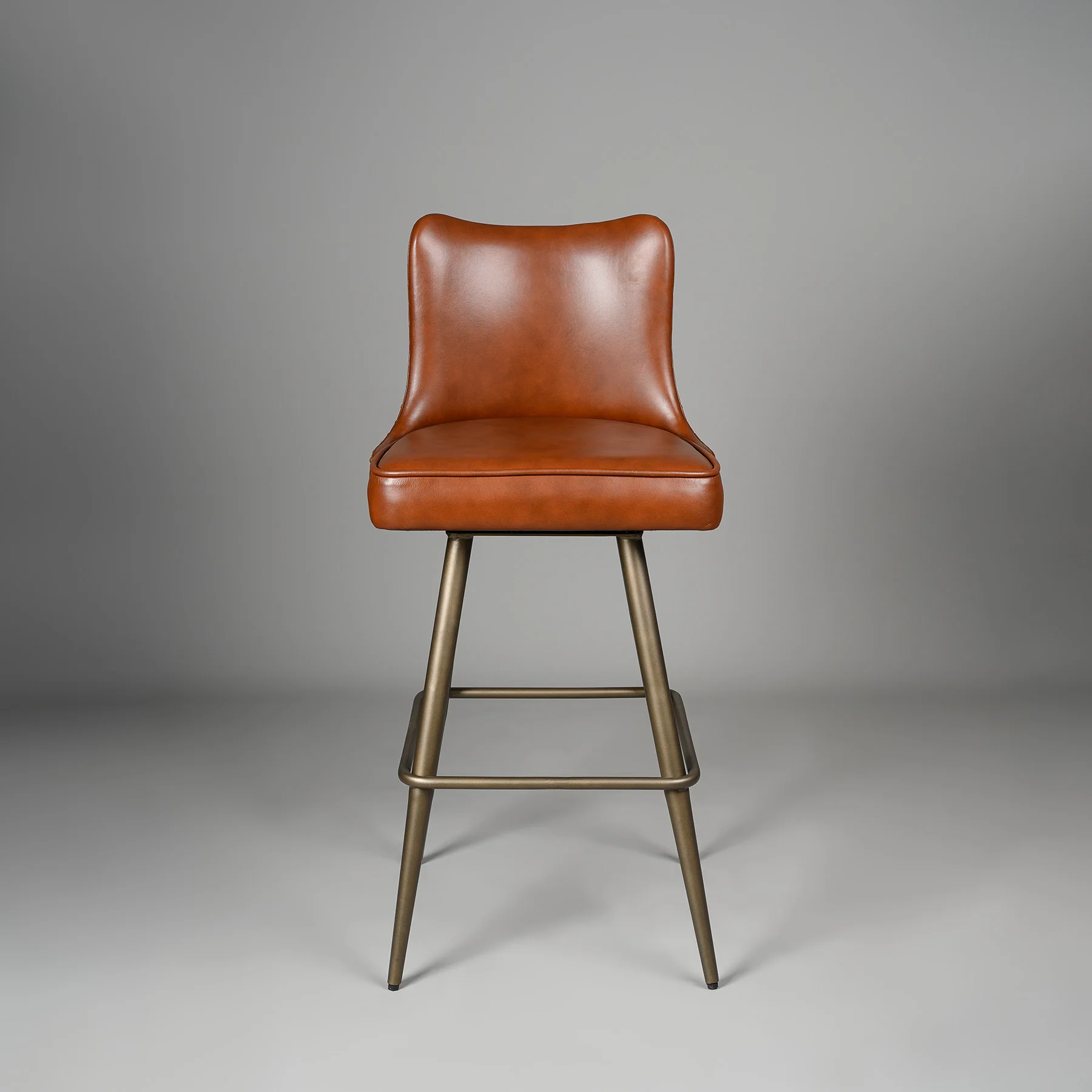 Chester Bar Stool Antique Legs Cognac - Image 3