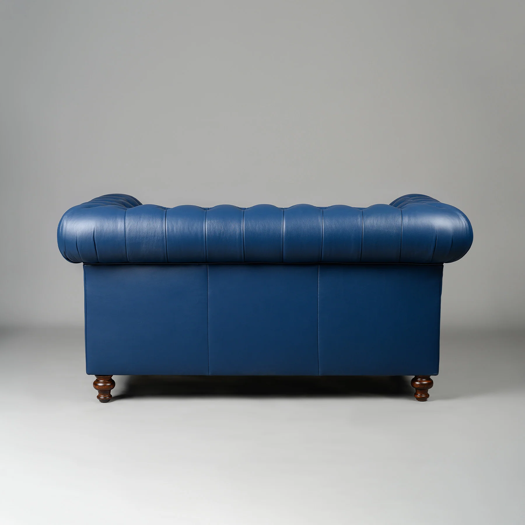 Classic Chesterfield Two Seater Sofa Blue - Image 4