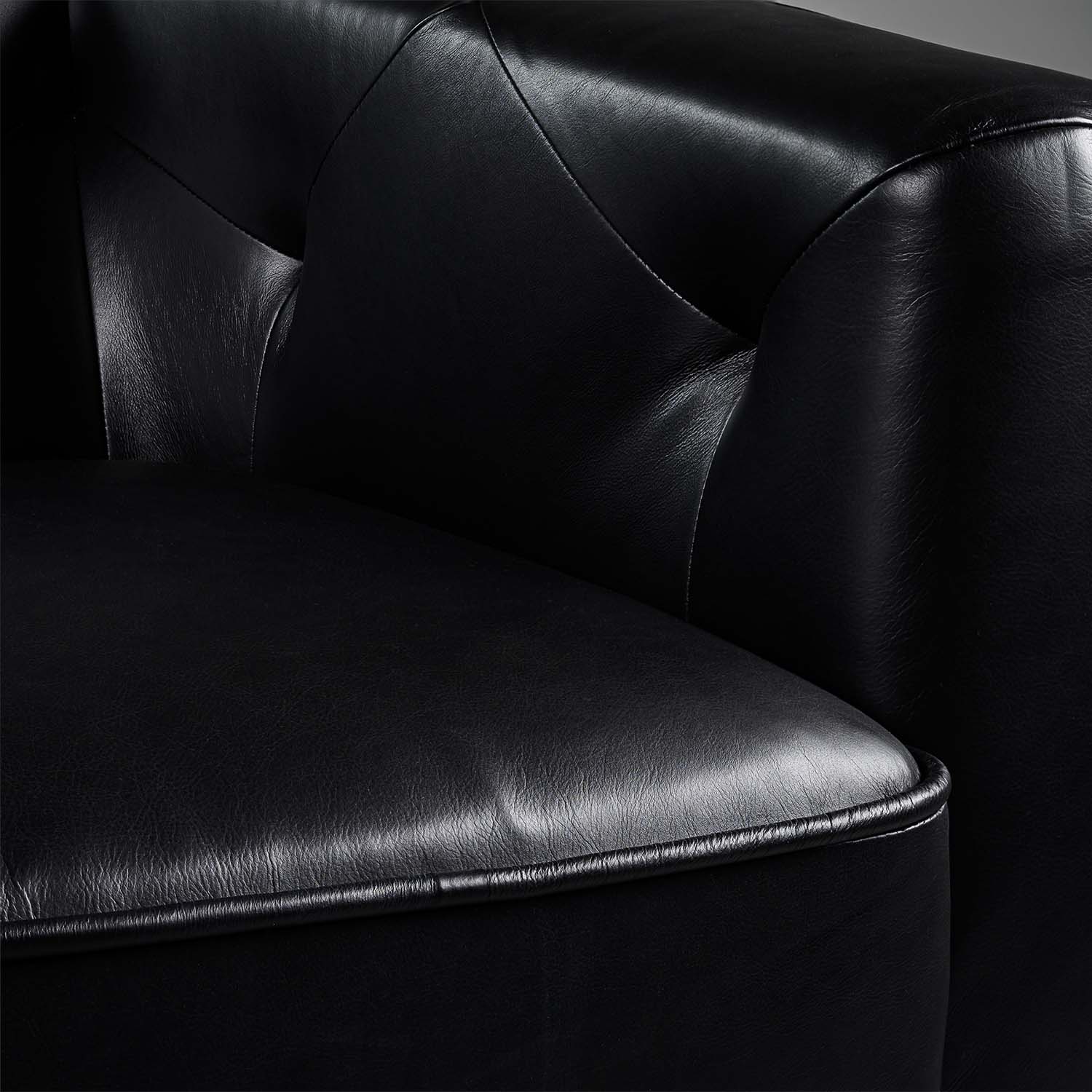 Copenhagen Two Seater Sofa Black - Image 5