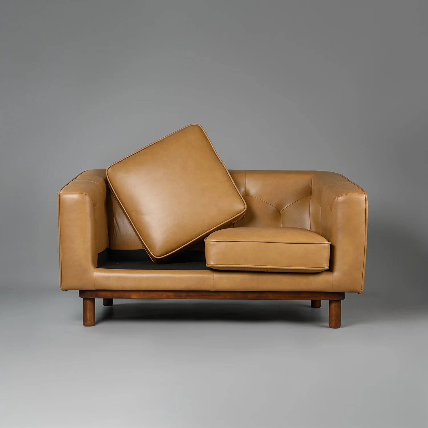 Copenhagen Two Seater Sofa Tan - Image 4