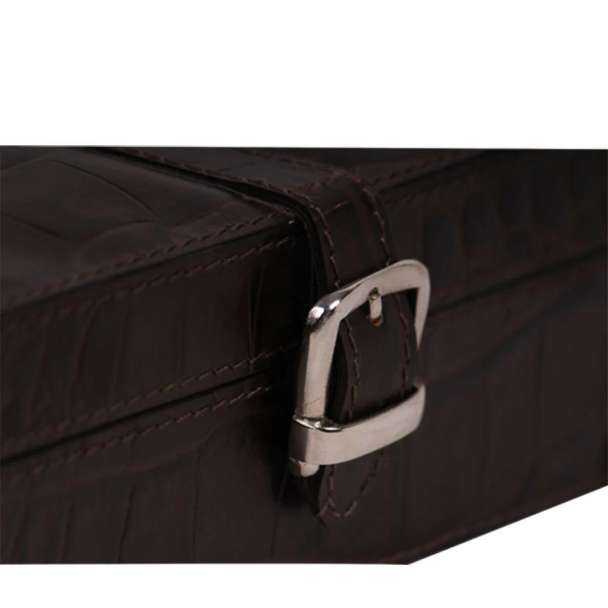 Eden Watch Box of 4 - Brown Croco - Image 6