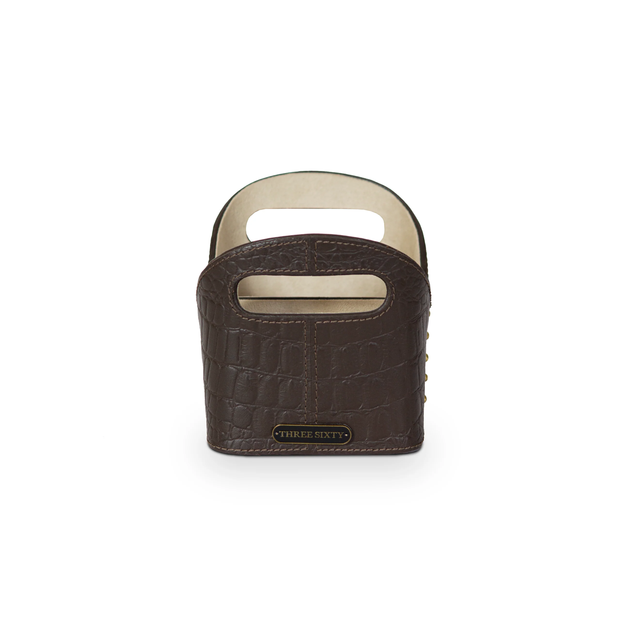 Eden Desk Organiser & Tissue Box Set Brown - Image 6