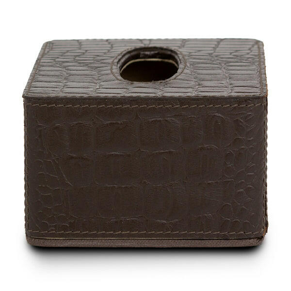 Eden Desk Organiser & Tissue Box Set Brown - Image 8