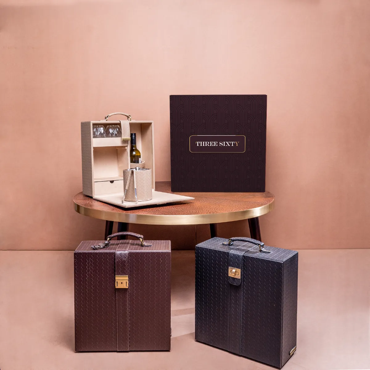 Entwine Briefcase Portable Bar Black - Image 4