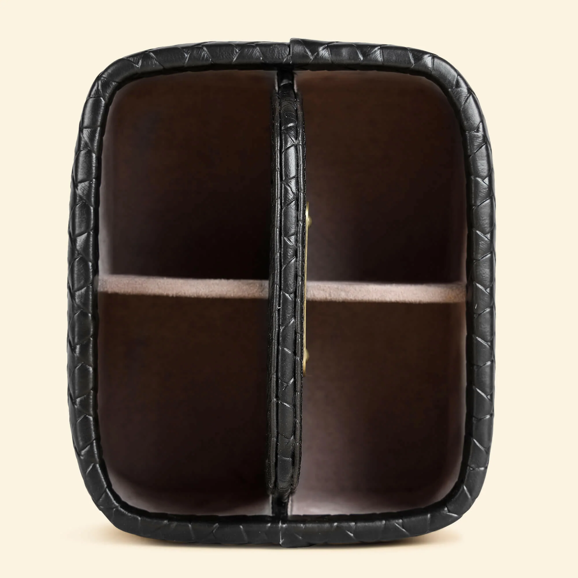 Entwine Multipurpose Caddy Black | Faux Leather Desk Organizers - Image 6