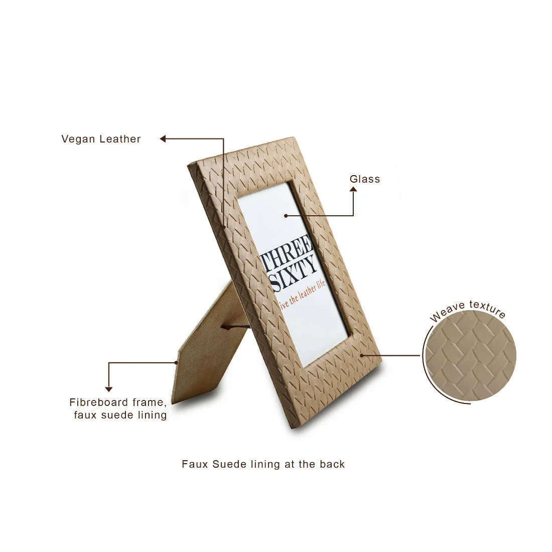 Entwine Photo Frame Beige - Image 11