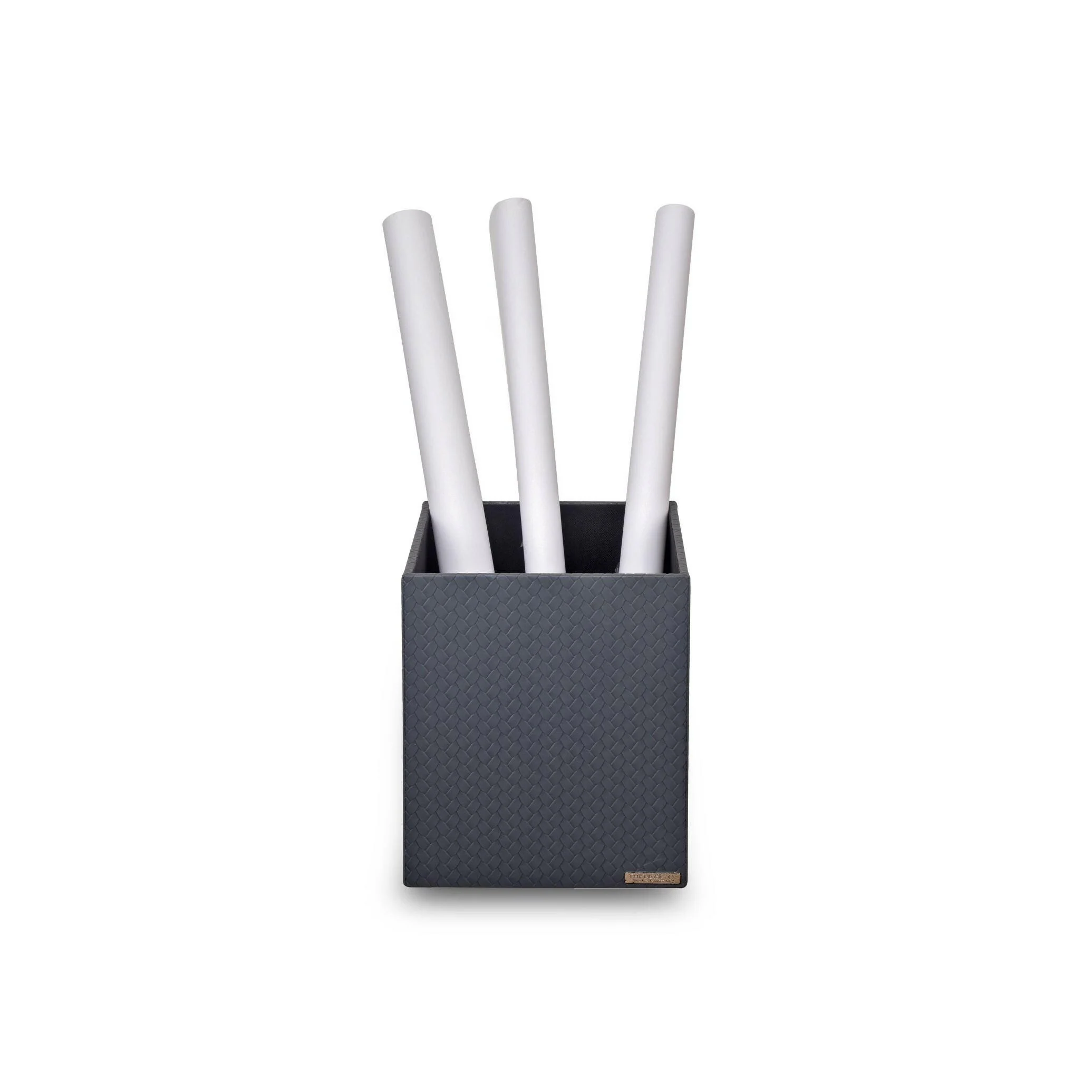 Entwine Taper Waste Bin Grey - Image 5