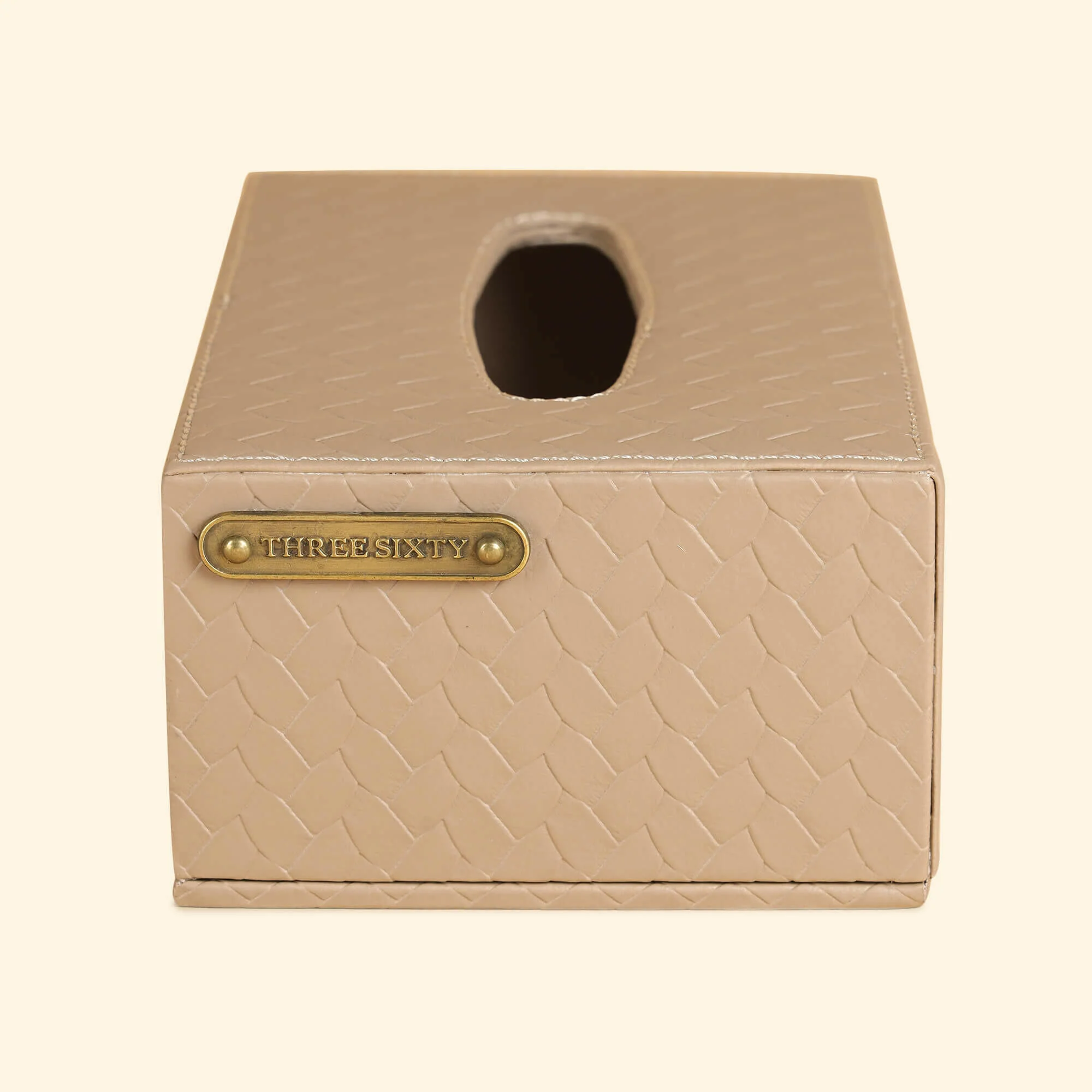 Entwine Beige Tissue Box - Image 5