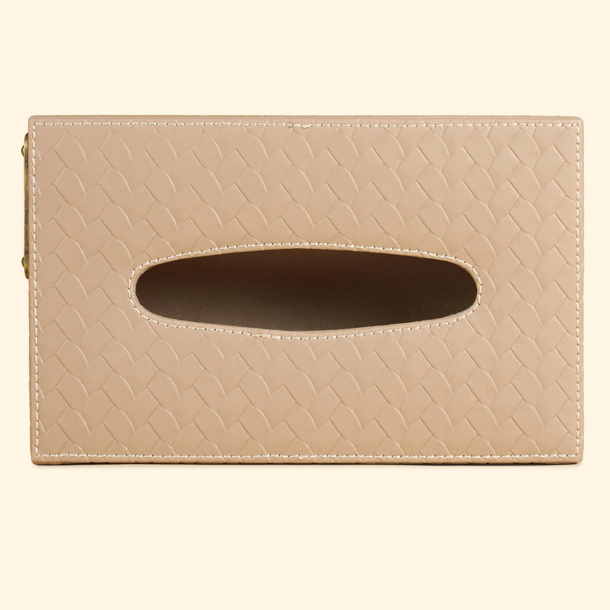 Entwine Beige Tissue Box - Image 6