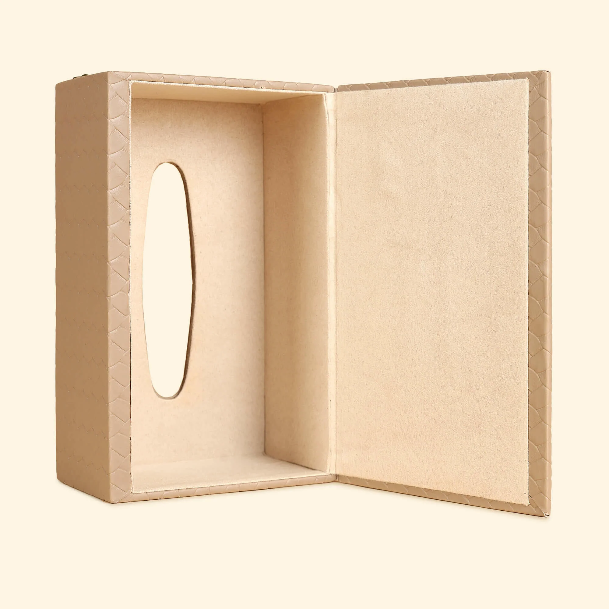 Entwine Beige Tissue Box - Image 8
