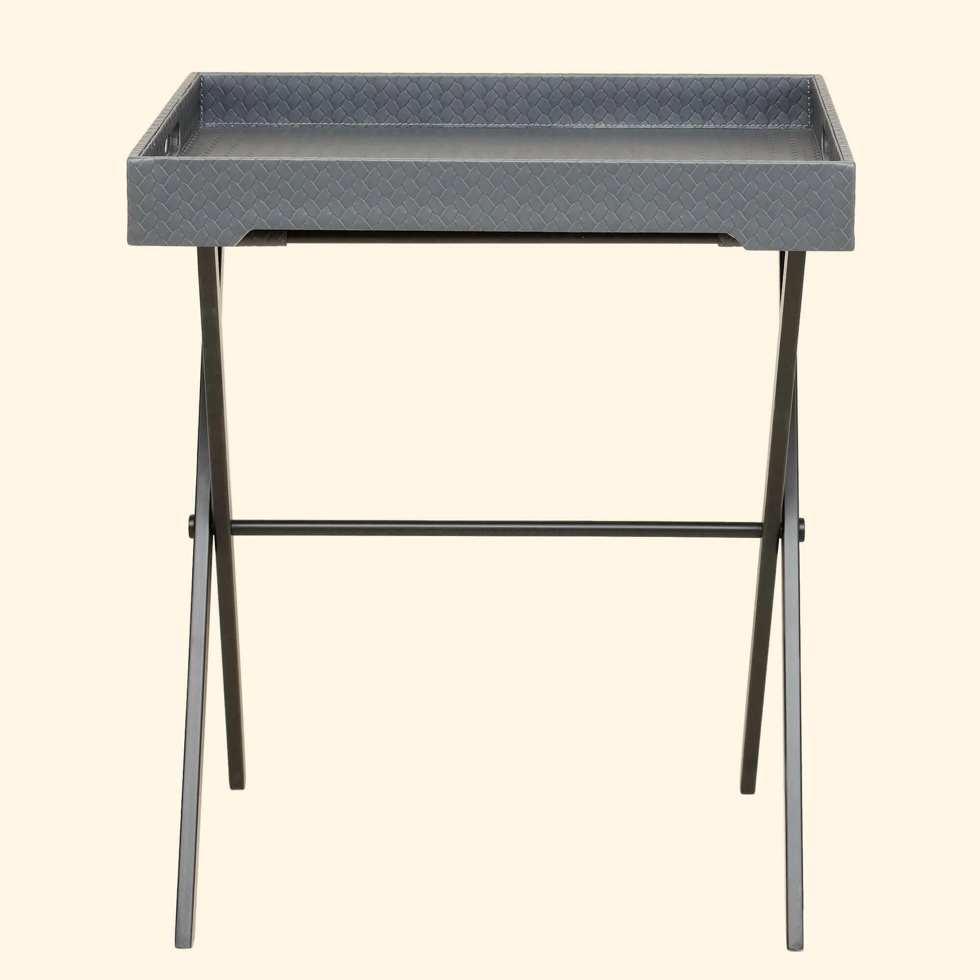 Entwine Tray On Stand Grey - Image 4