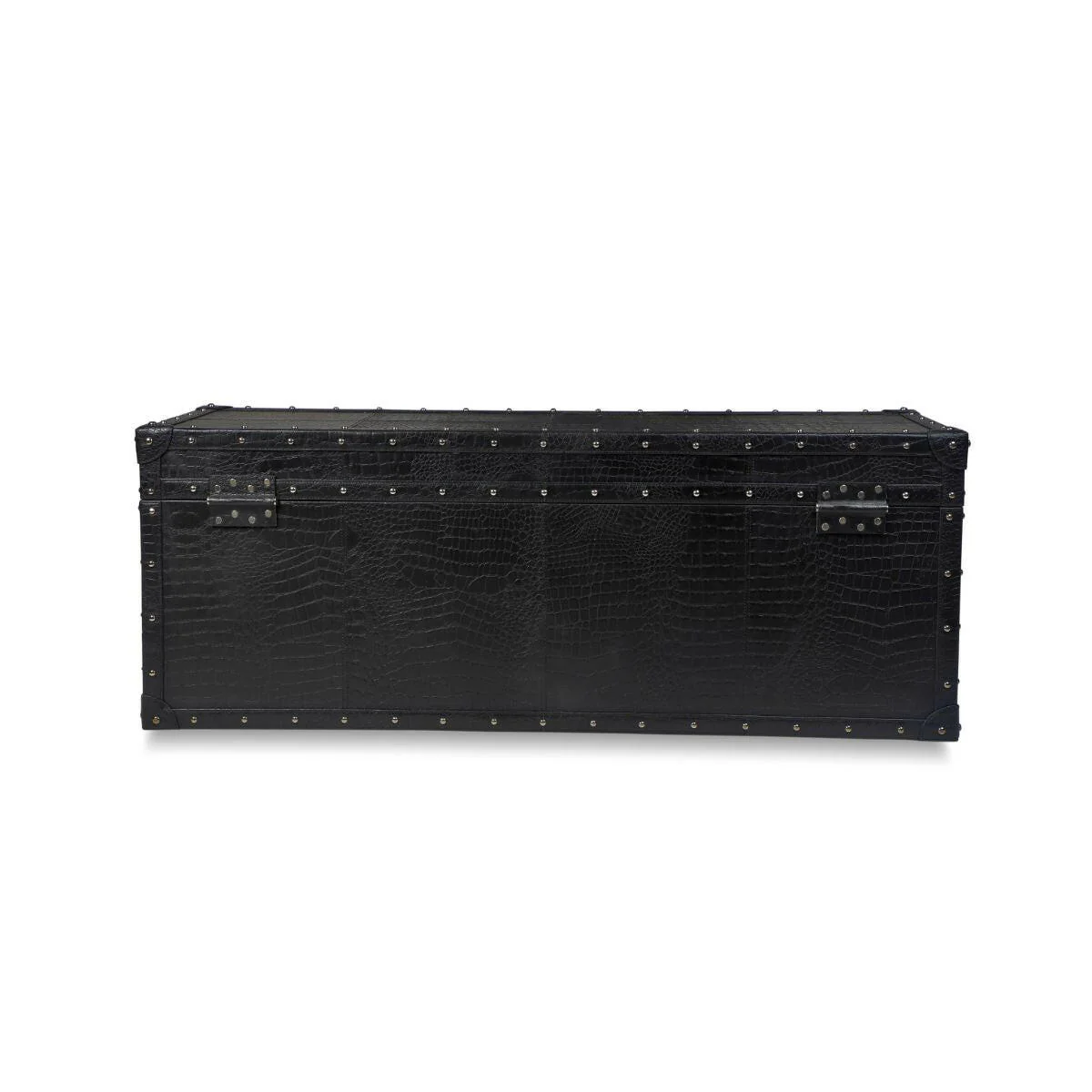 Genuine Leather Chest Of Drawers Black - Image 6