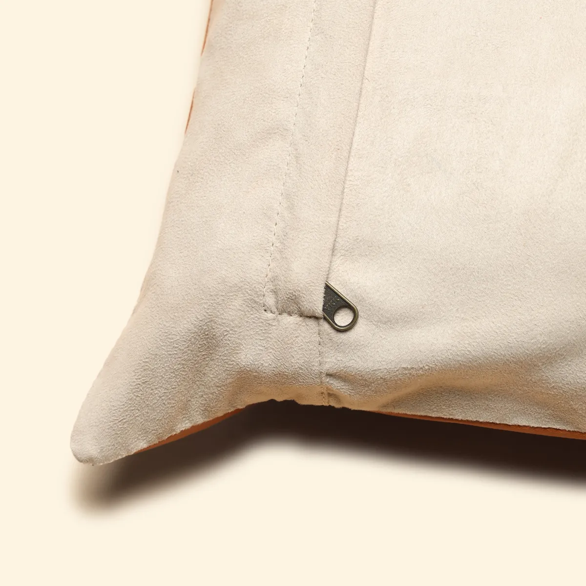 Genuine Leather Cushion-Tan - Image 5