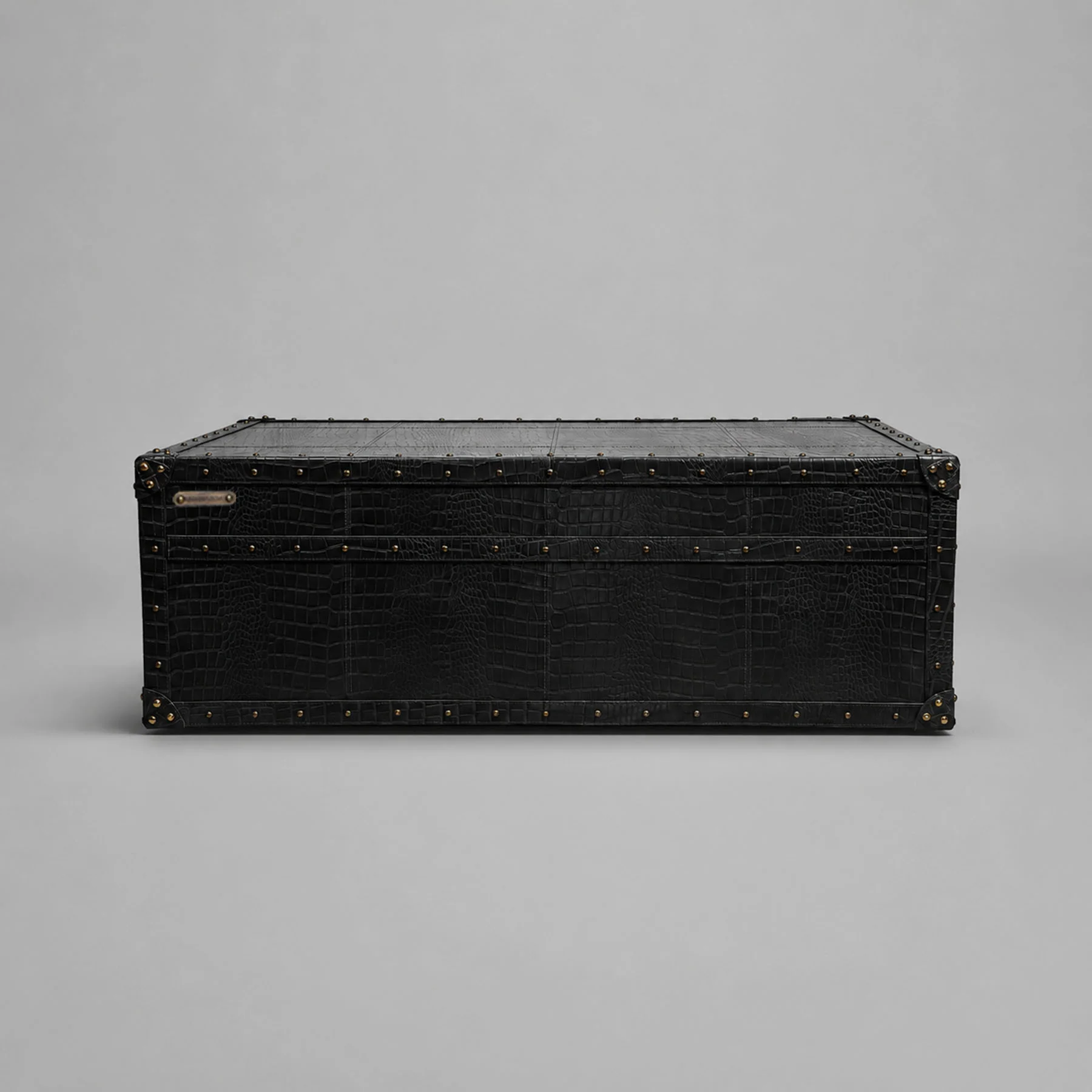 Stateroom Trunk Coffee Table Black