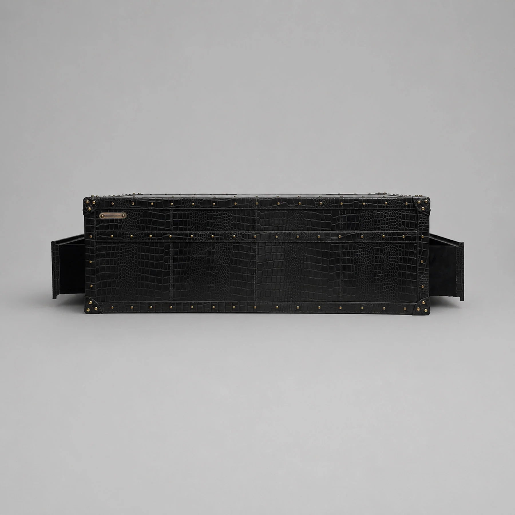 Stateroom Trunk Coffee Table Black - Image 3