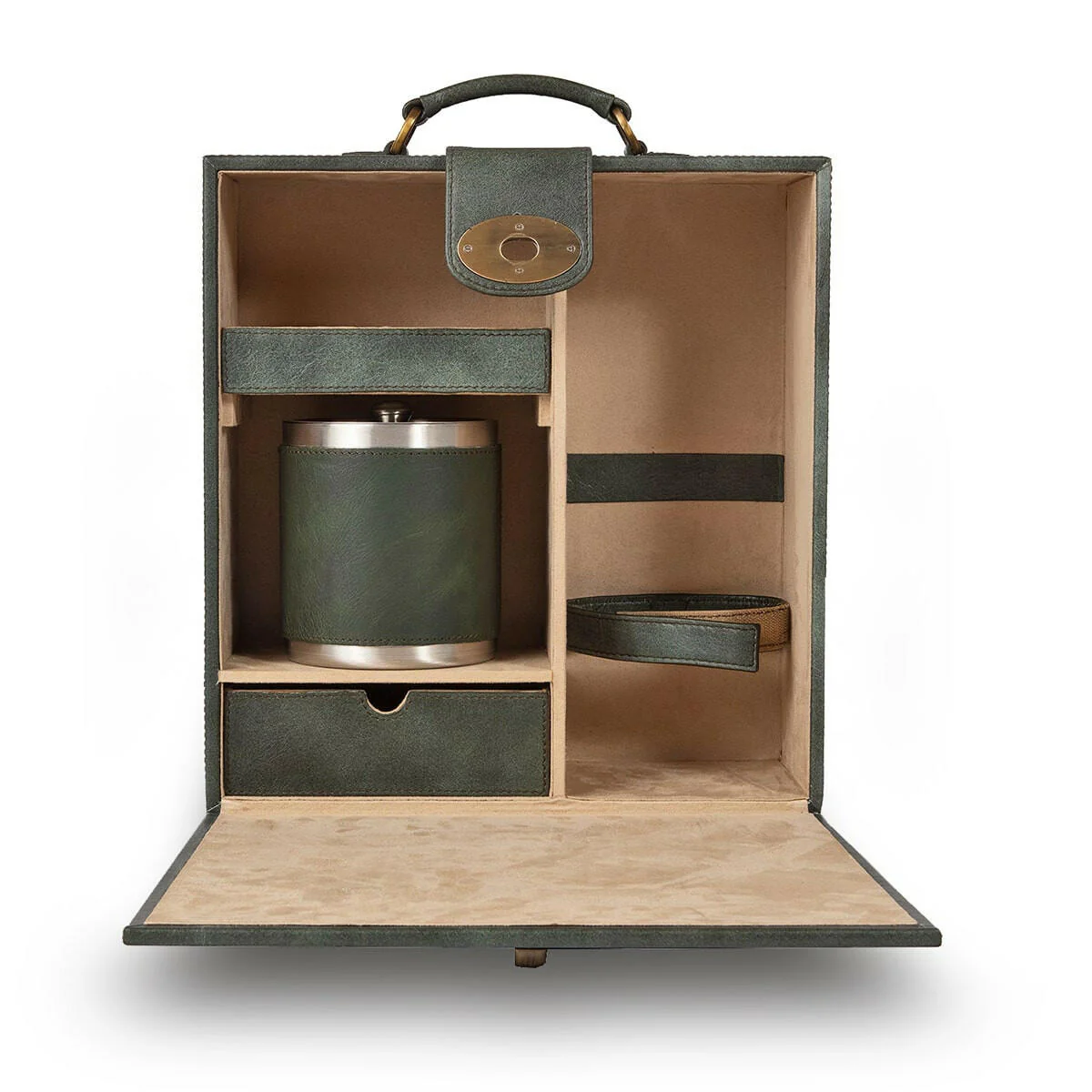 Hyde Portable Briefcase Bar Olive Green - Image 3