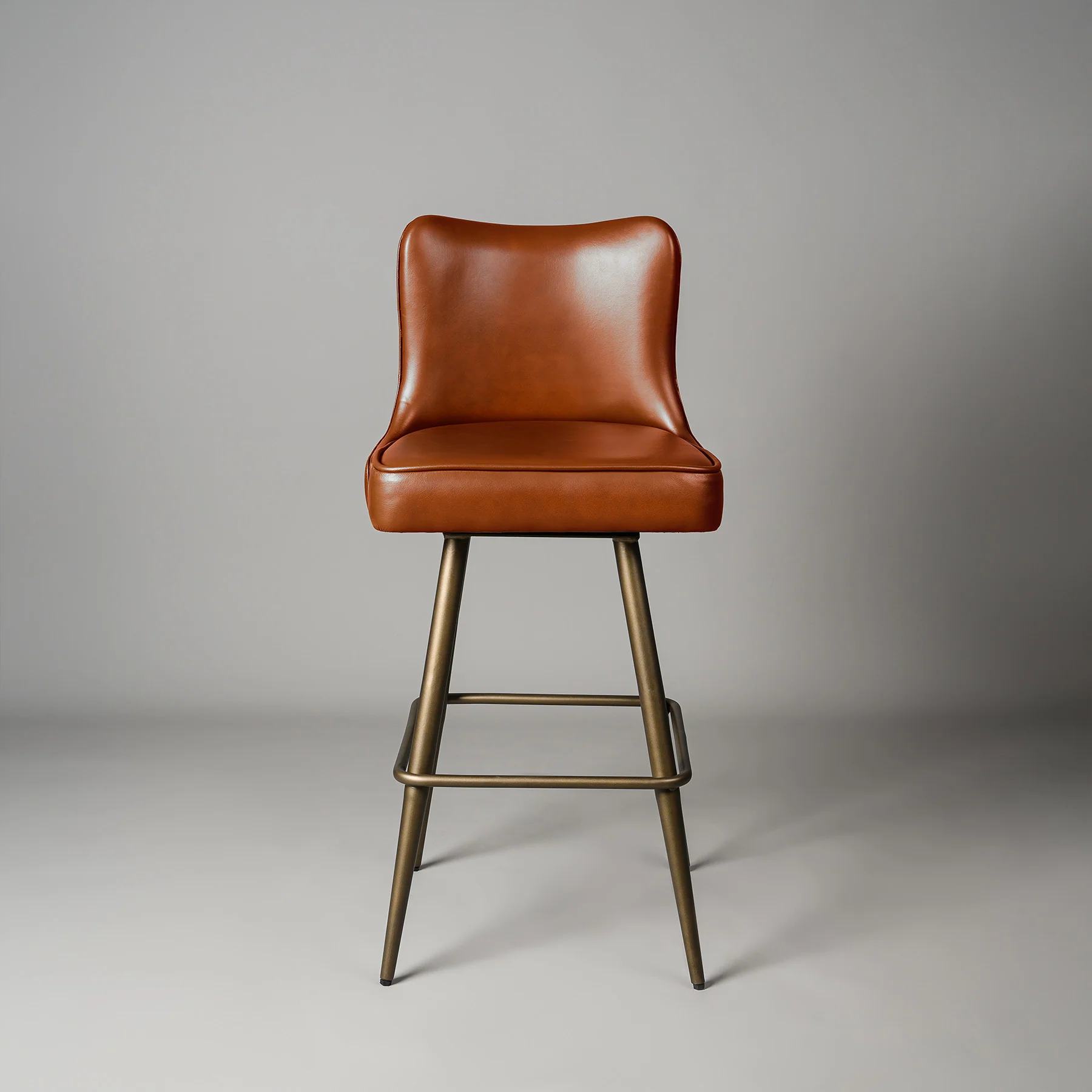 Linea Bar Stool Antique Legs Cognac - Image 3