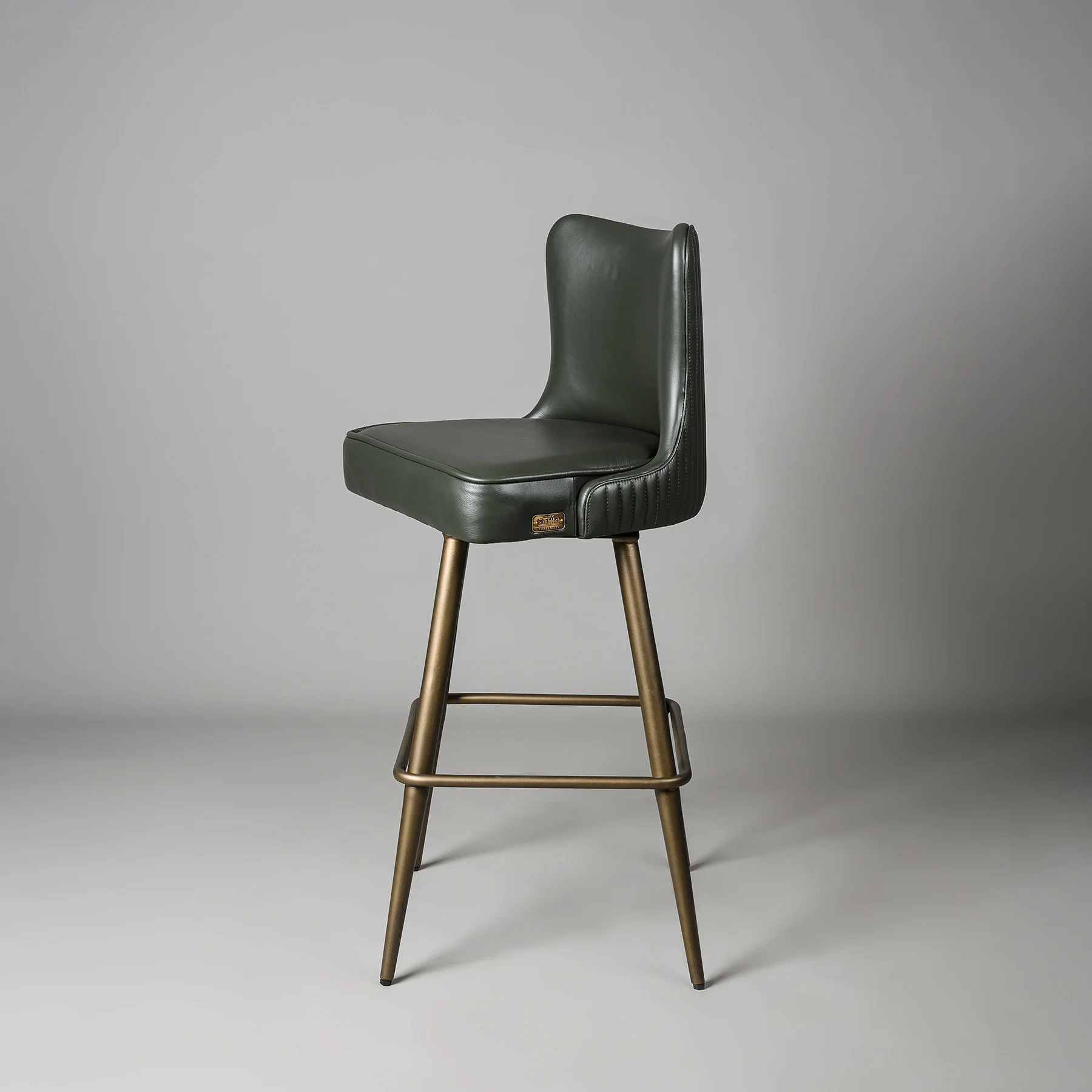 Linea Bar Stool Antique Legs Green - Image 4