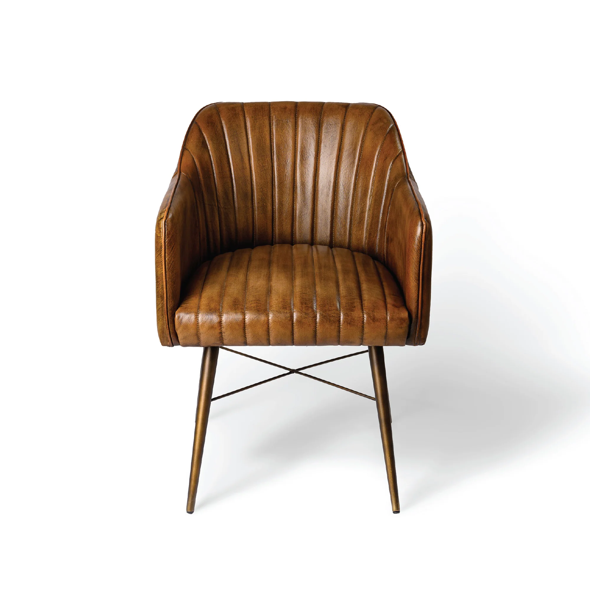 Linea Barrel Back Chair Brown - Image 2