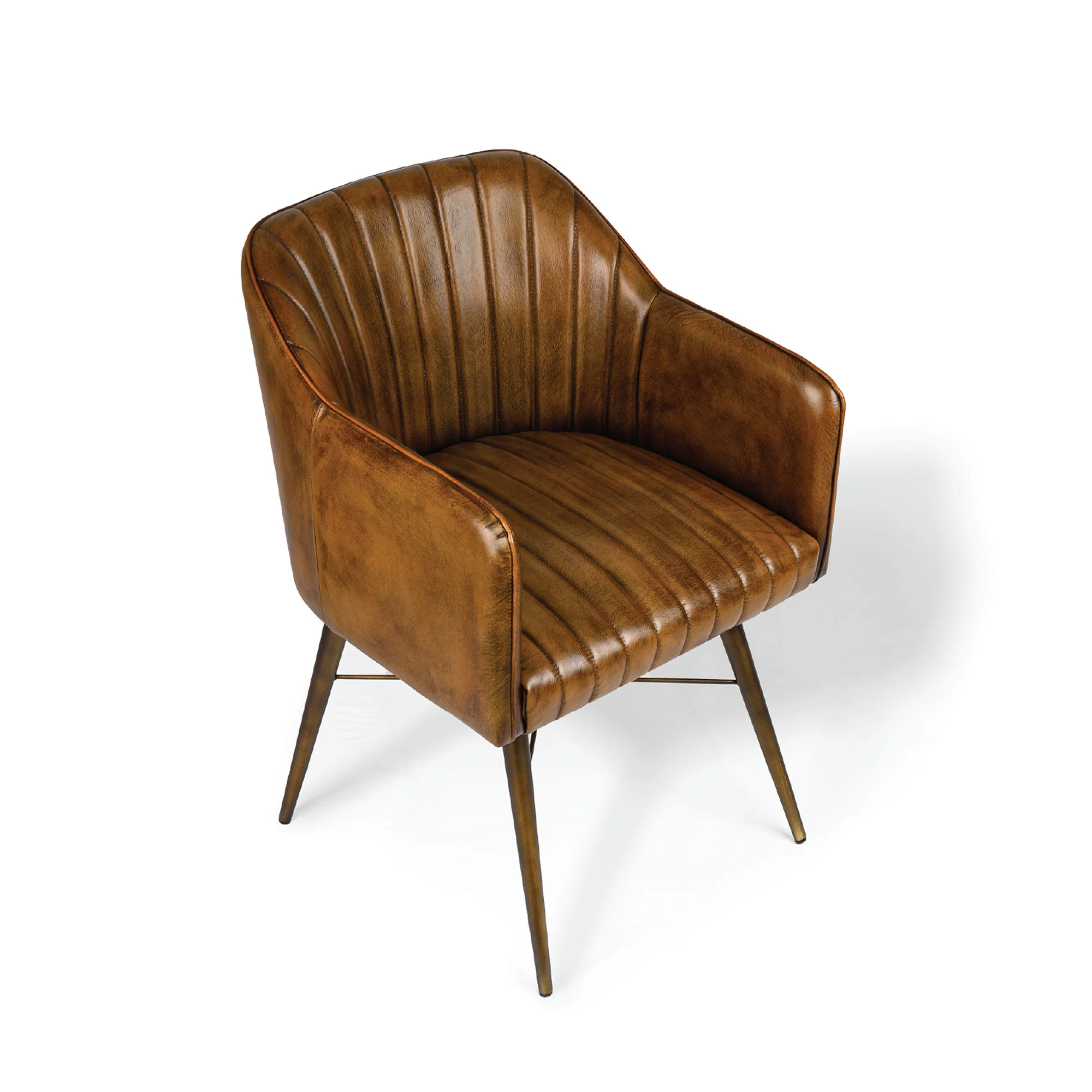 Linea Barrel Back Chair Brown - Image 3