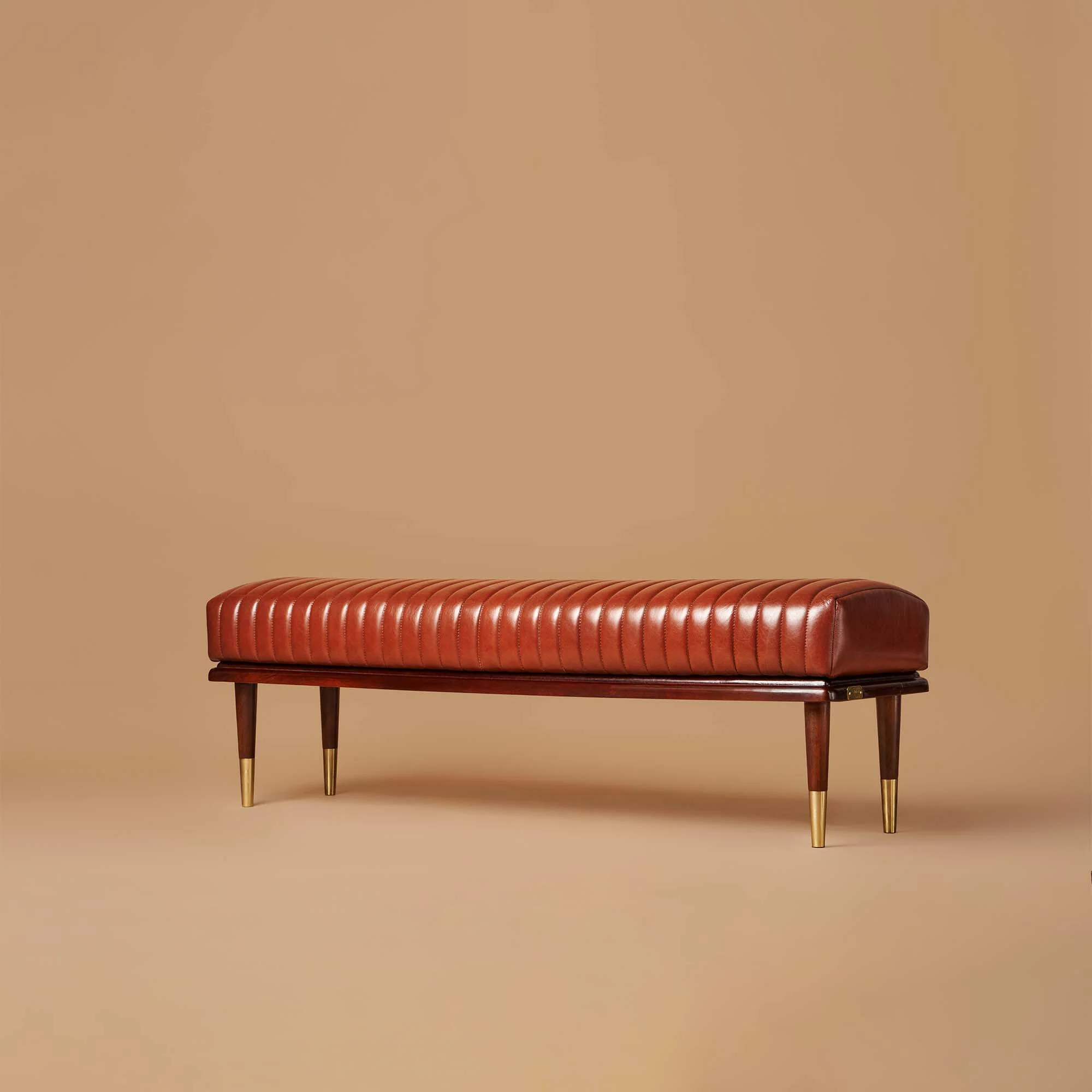 Linear Bench Cognac - Image 2