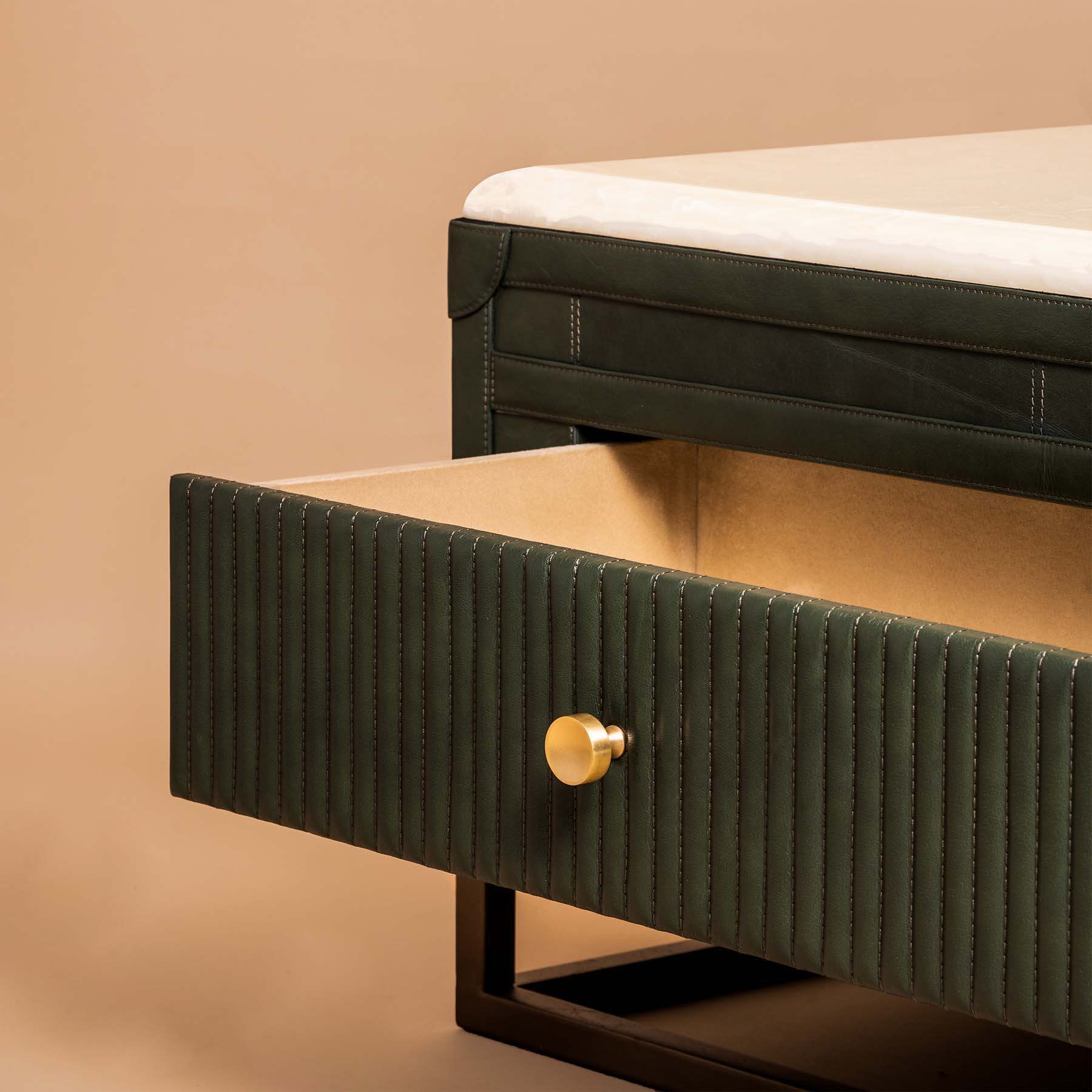 Linear Centre Table Olive Green - Image 4