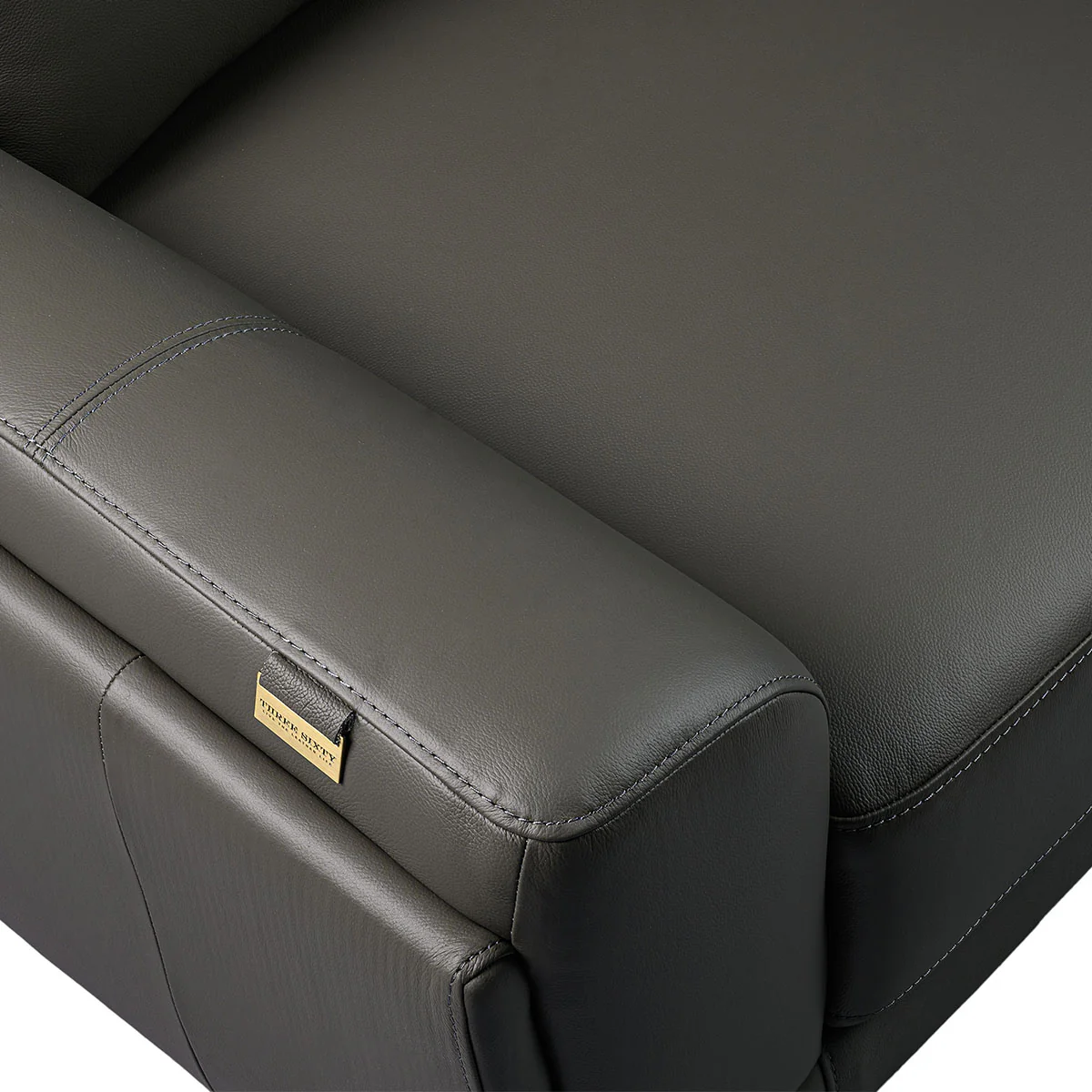 London Studio Two Seater Sofa Grey - Image 5