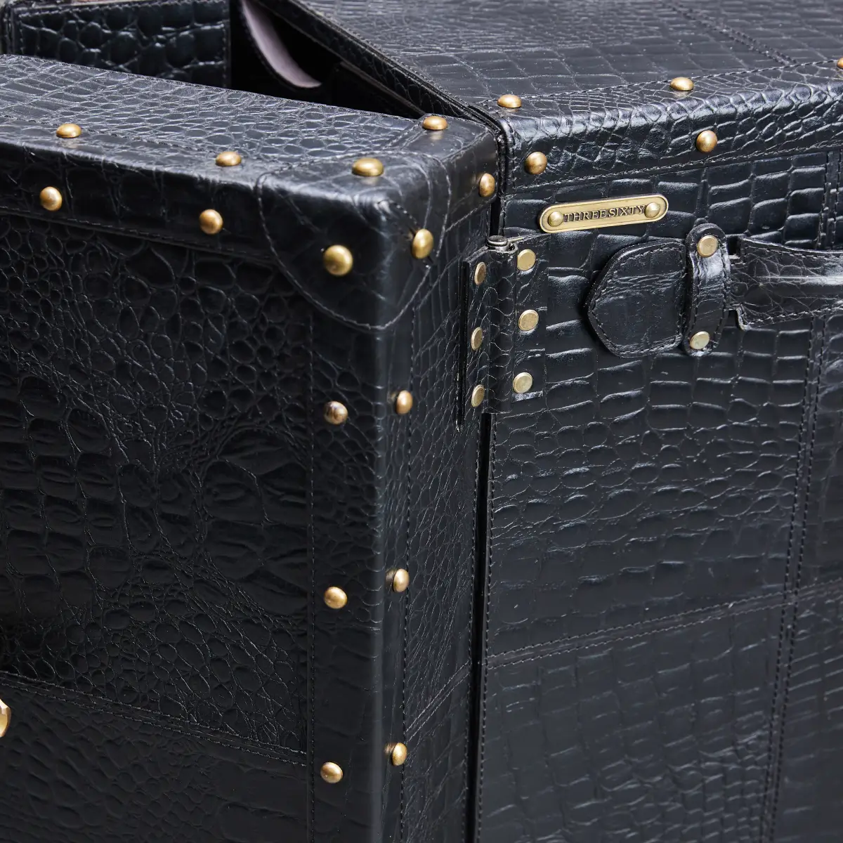Miami Croco Small Sachin Bar Black - Image 4