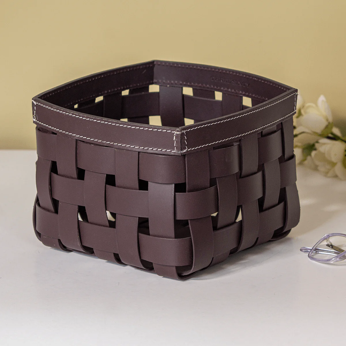 Modella Multipurpose Storage Baskets Small - Bordeaux - Image 2