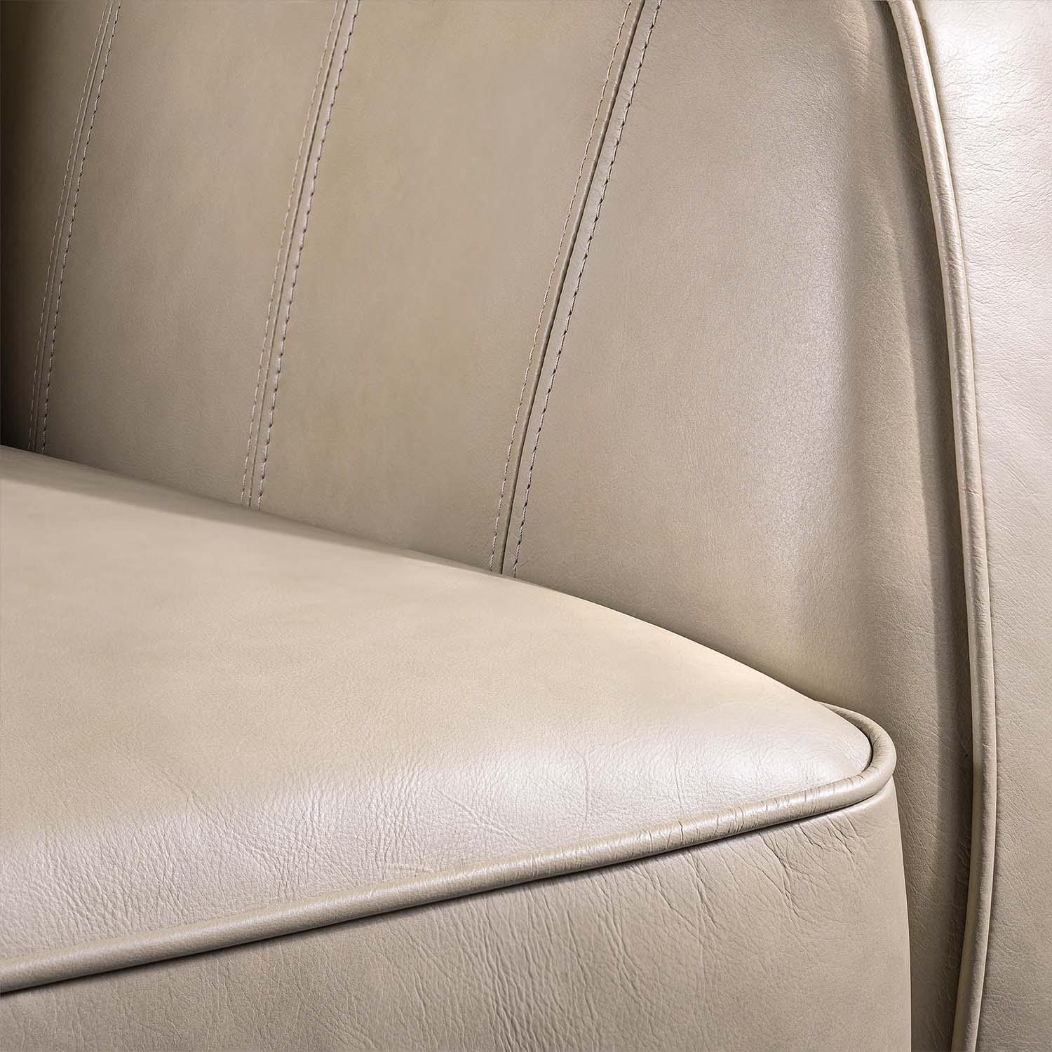 Muscat Three Seater Sofa Beige - Image 5