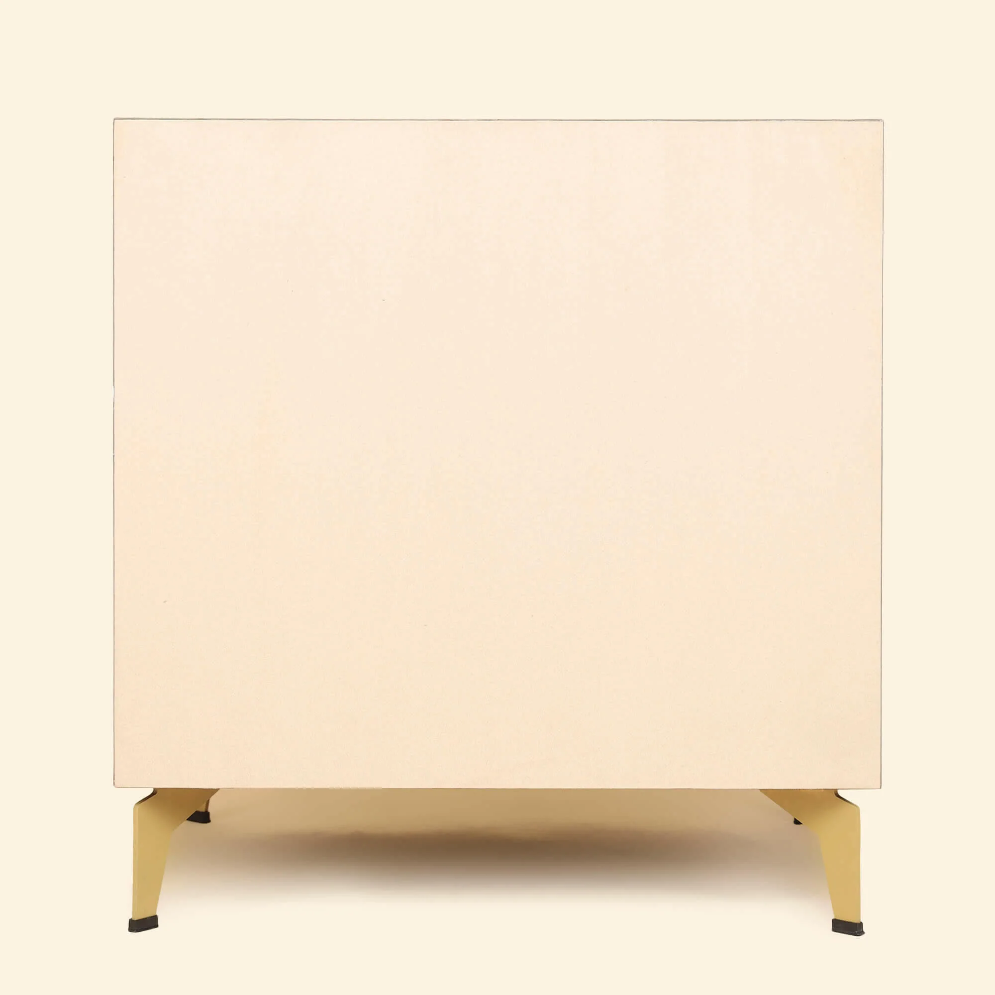 Nightstand with Three Drawers Taupe - Image 4
