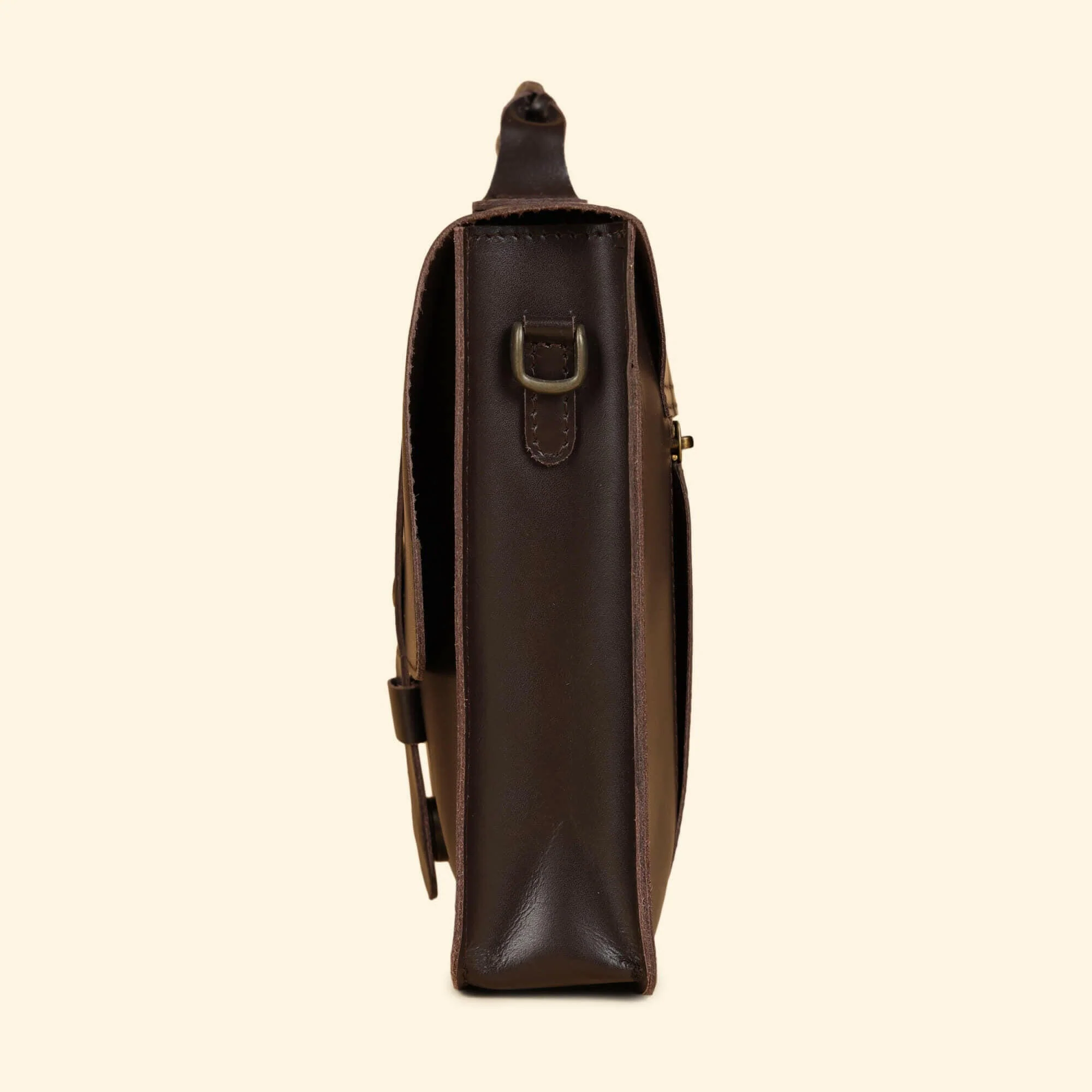 Olgor Utility bag- Genuine Leather Brown - Image 4