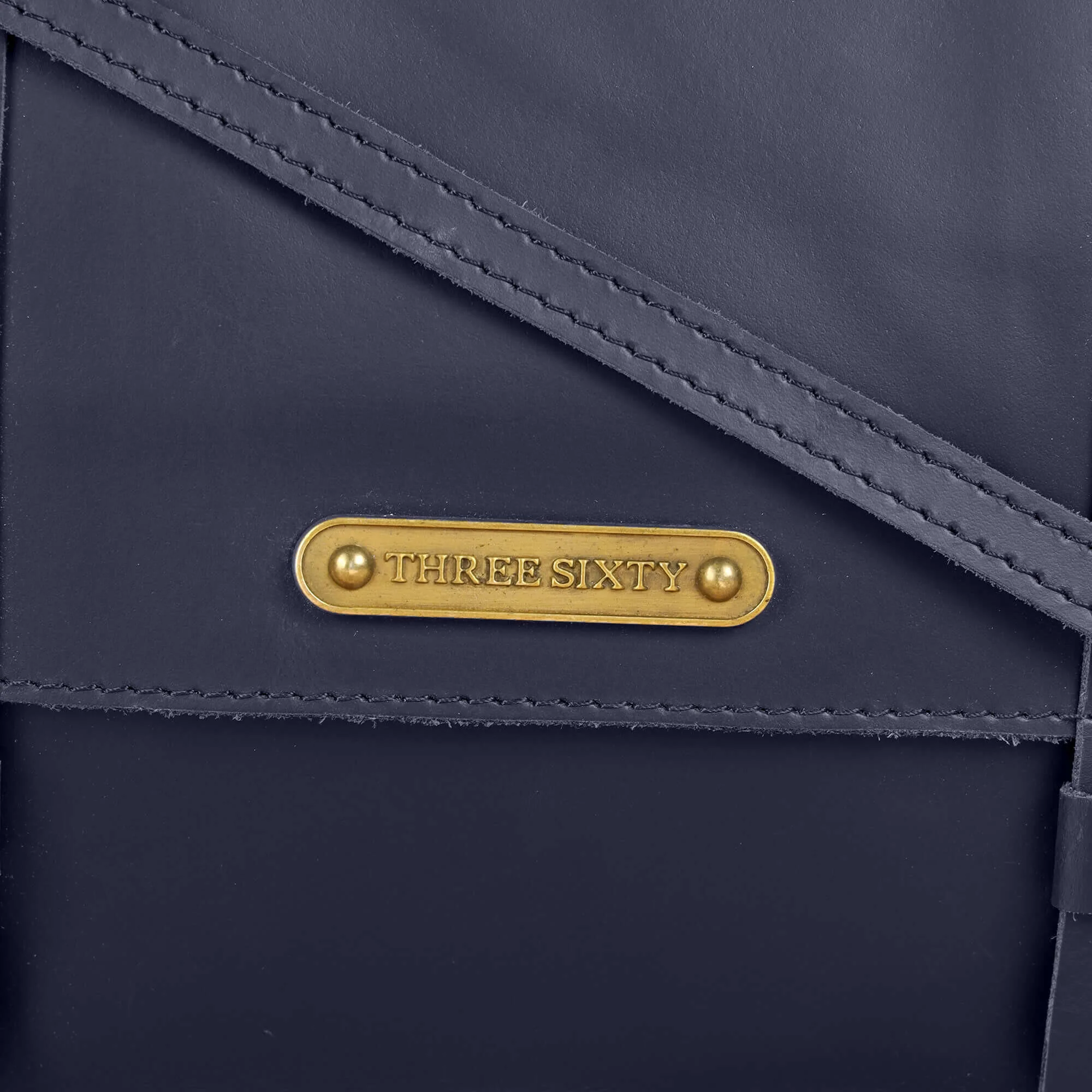 Olgor Utility bag- Genuine Leather Navy Blue - Image 7