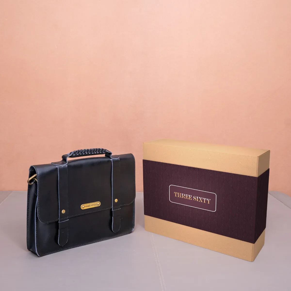 Olgor Utility bag- Genuine Leather Tan - Image 11