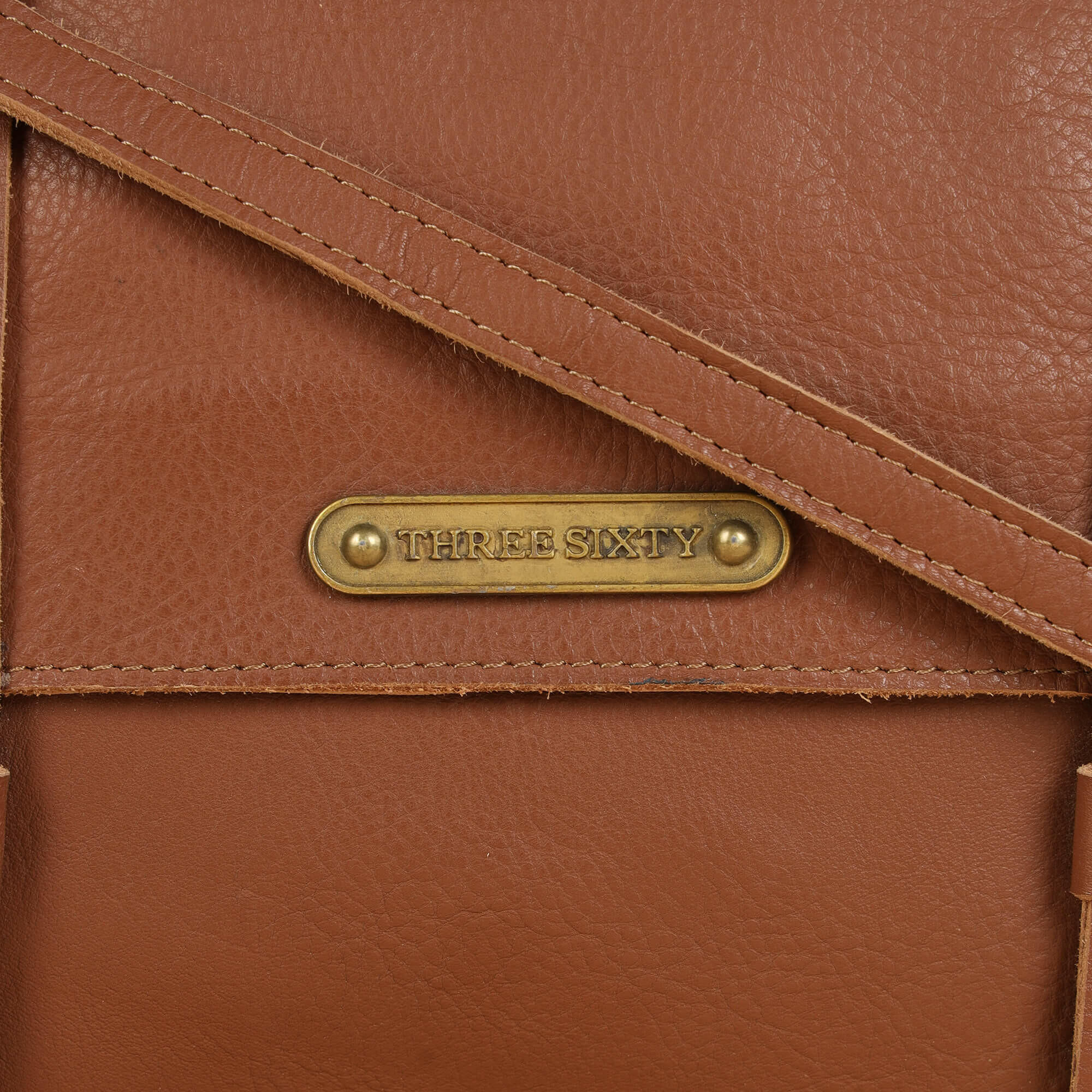 Olgor Utility bag- Genuine Leather Tan - Image 7