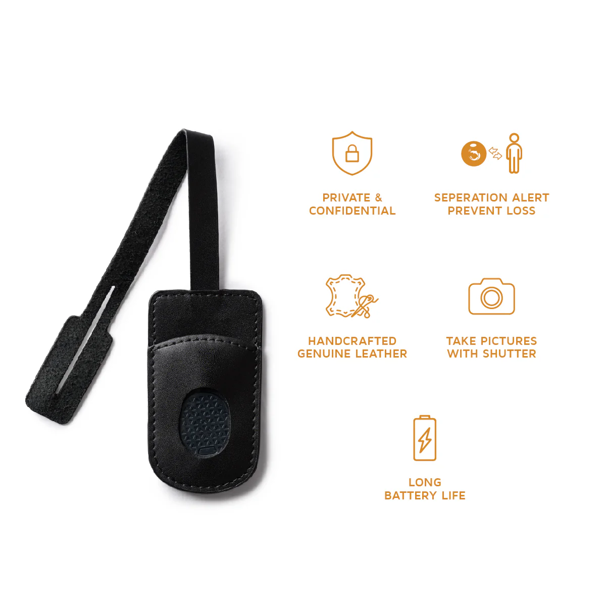 Orbit Smart Bag Tag Black - Image 3