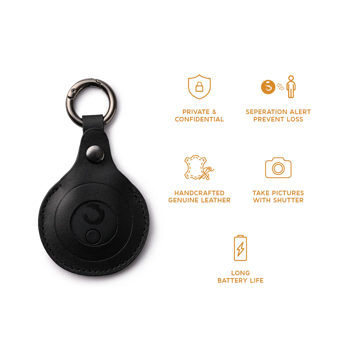 Orbit Smart Key Ring Black - Image 6