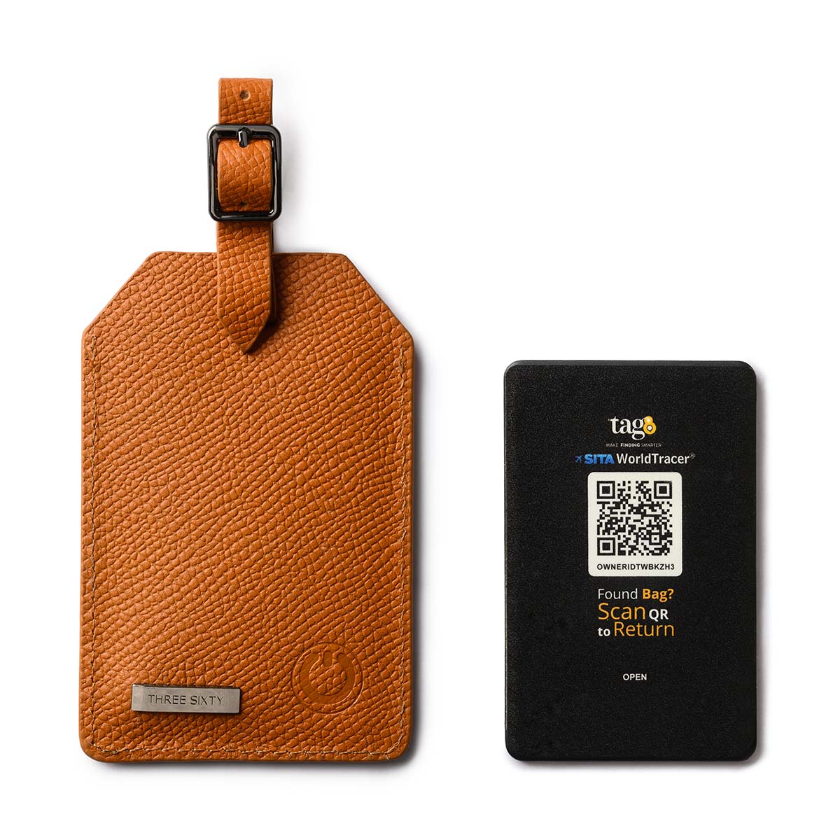 Orbit Smart Luggage Tag Tan - Image 4