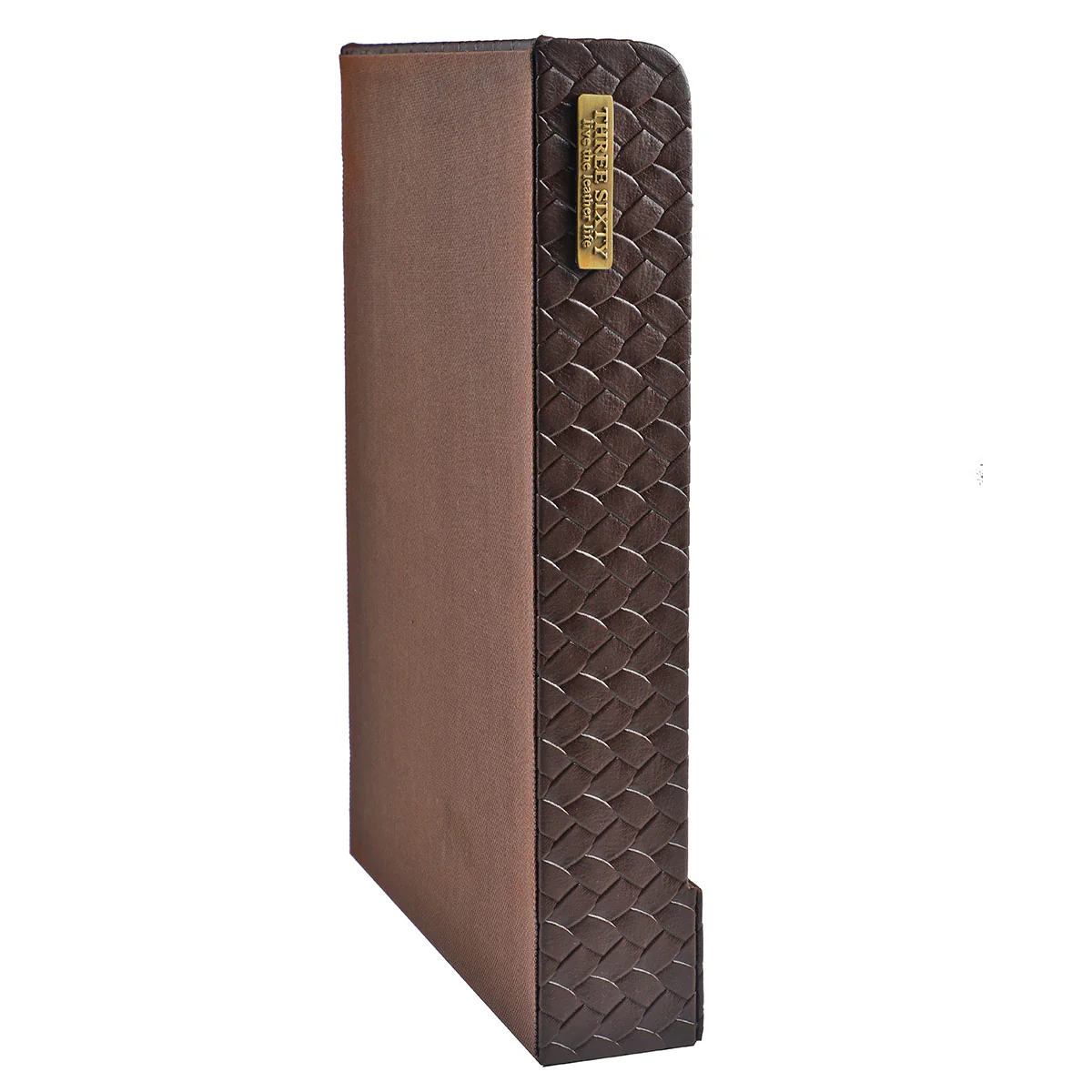 Entwine Paper Tray A4 in Faux Leather Brown - Image 7