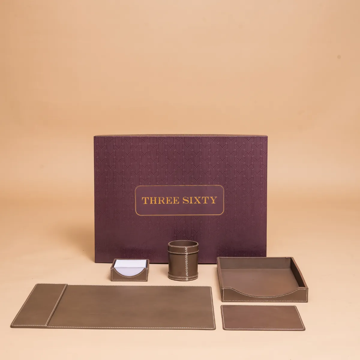 Modella Desktop Set with Mouse Pad Taupe - Image 4