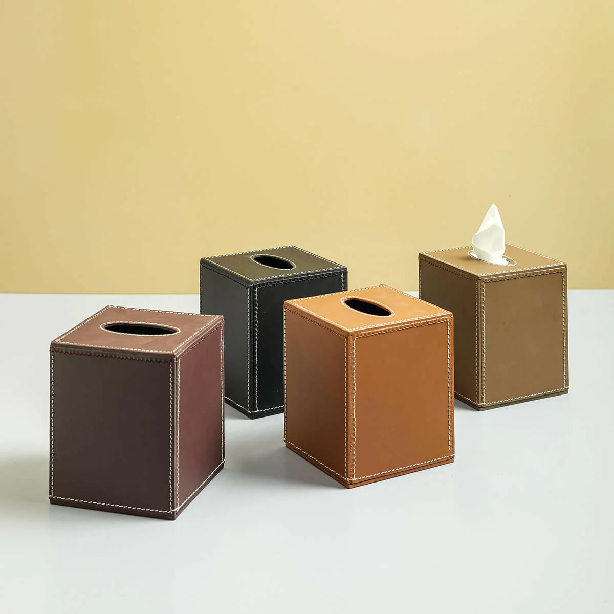 Modella High Tissue Box Holder Bordeaux - Image 7