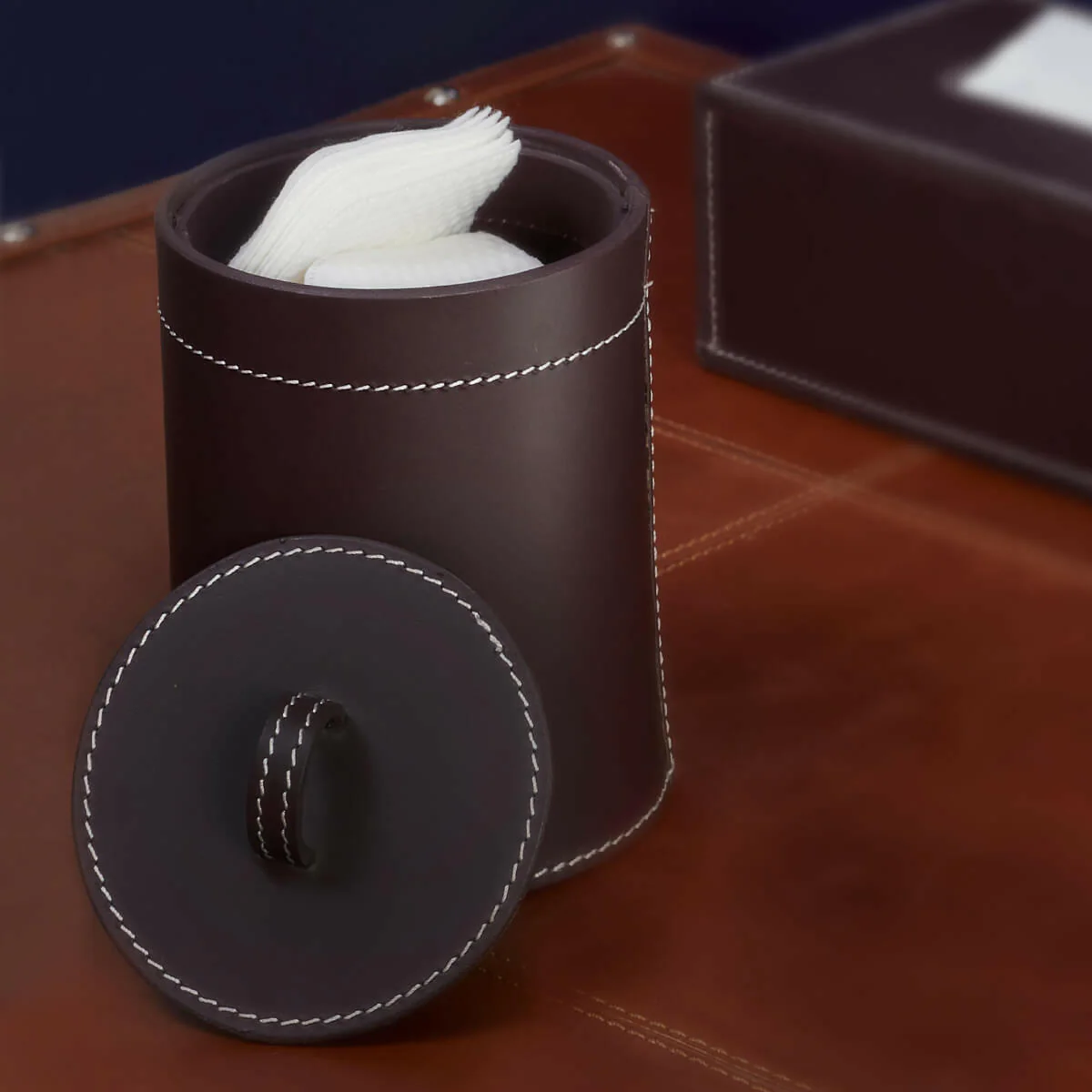 Modella Multi Storage Box With Lid Bordeaux
