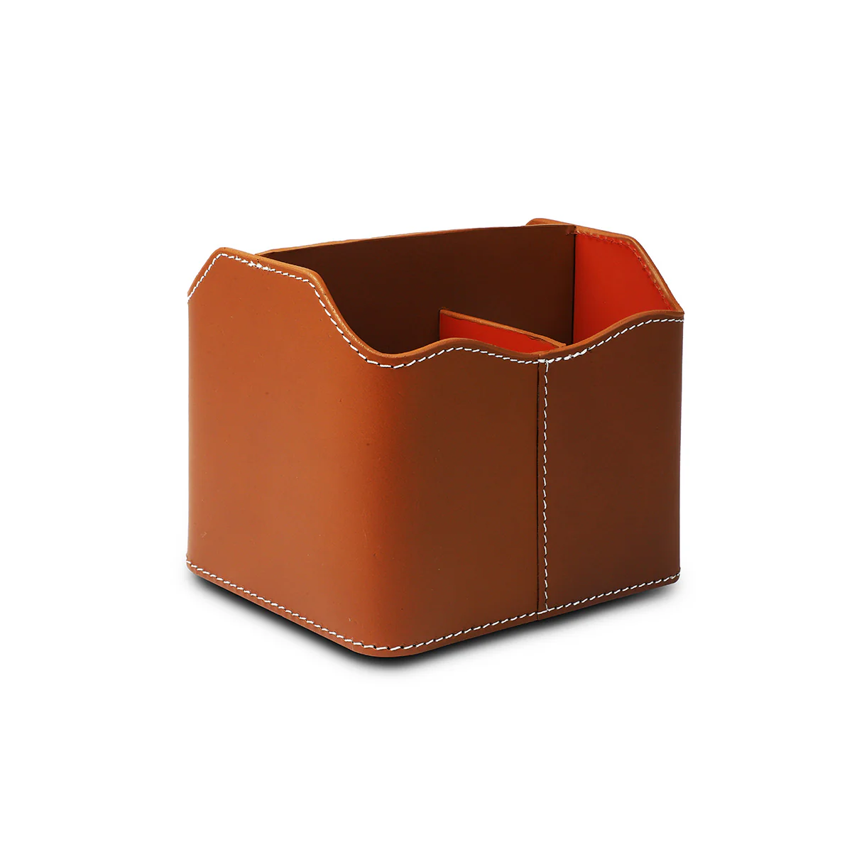 Modella Multi Storage Desk Organizer Cognac - Image 5